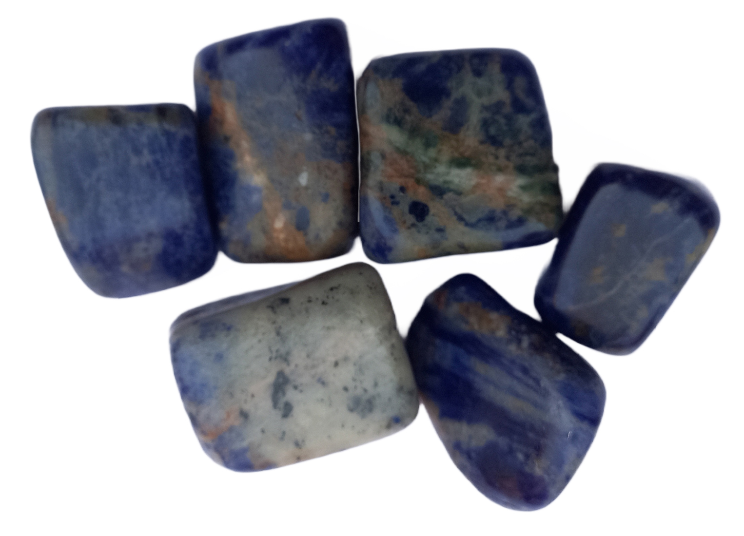 Sodalite Tumble Stone For Healing And Meditation (Polished) Brand : Rocksmins 