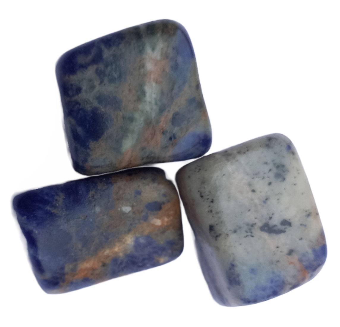 Sodalite Tumble Stone For Healing And Meditation (Polished) Brand : Rocksmins 