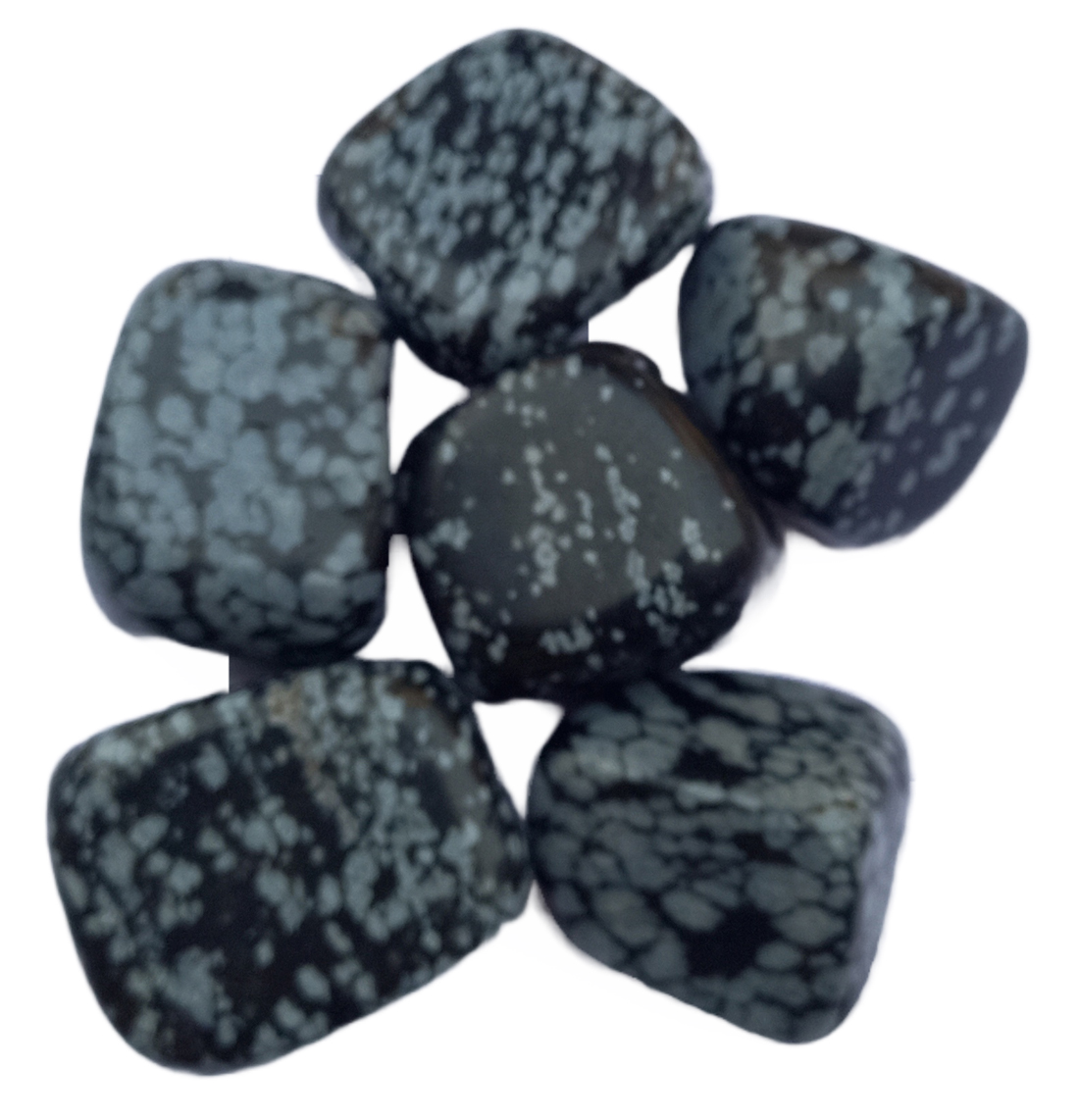 Snowflake  tumble stone for healing and meditation (polished) brand : rocksmins
