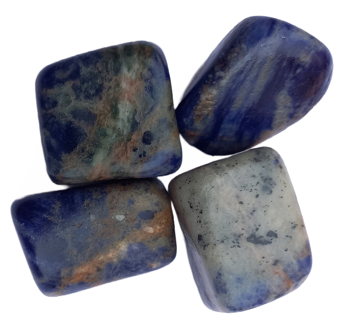 Sodalite Tumble Stone For Healing And Meditation (Polished) Brand : Rocksmins 