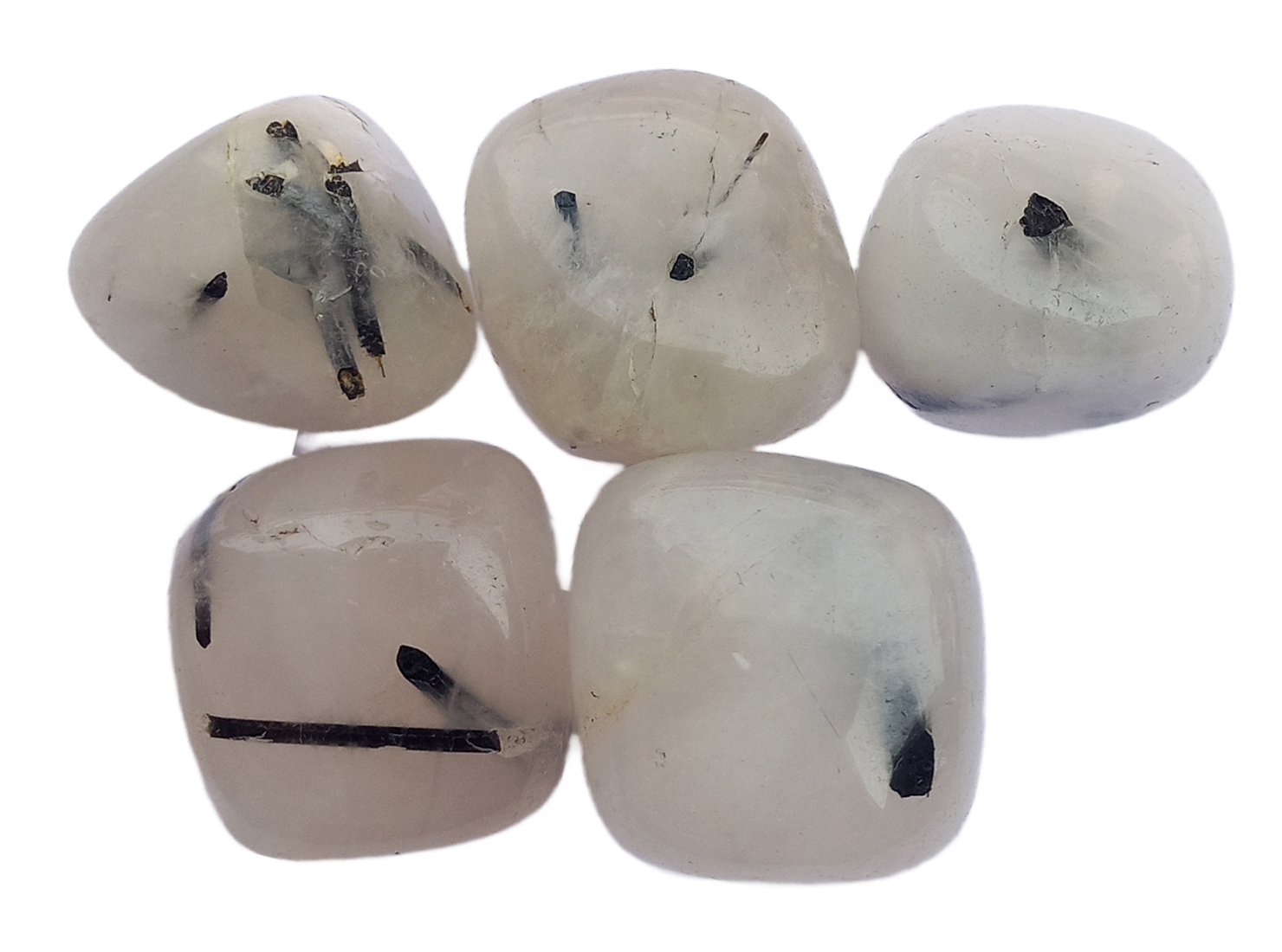Rutile AA tumble stone for healing and meditation (polished) brand : rocksmins