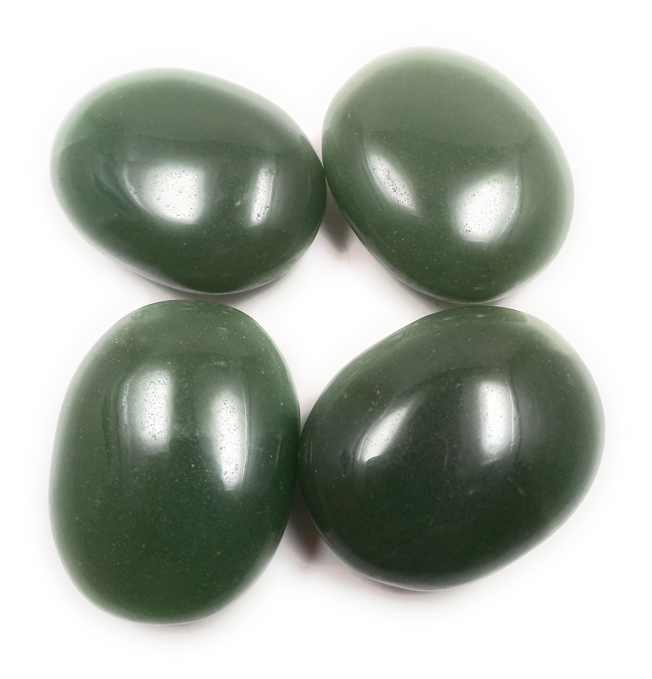 Aventurine Green Palm Stone For Healing And Meditation (Polished) Brand : Rocksmins  