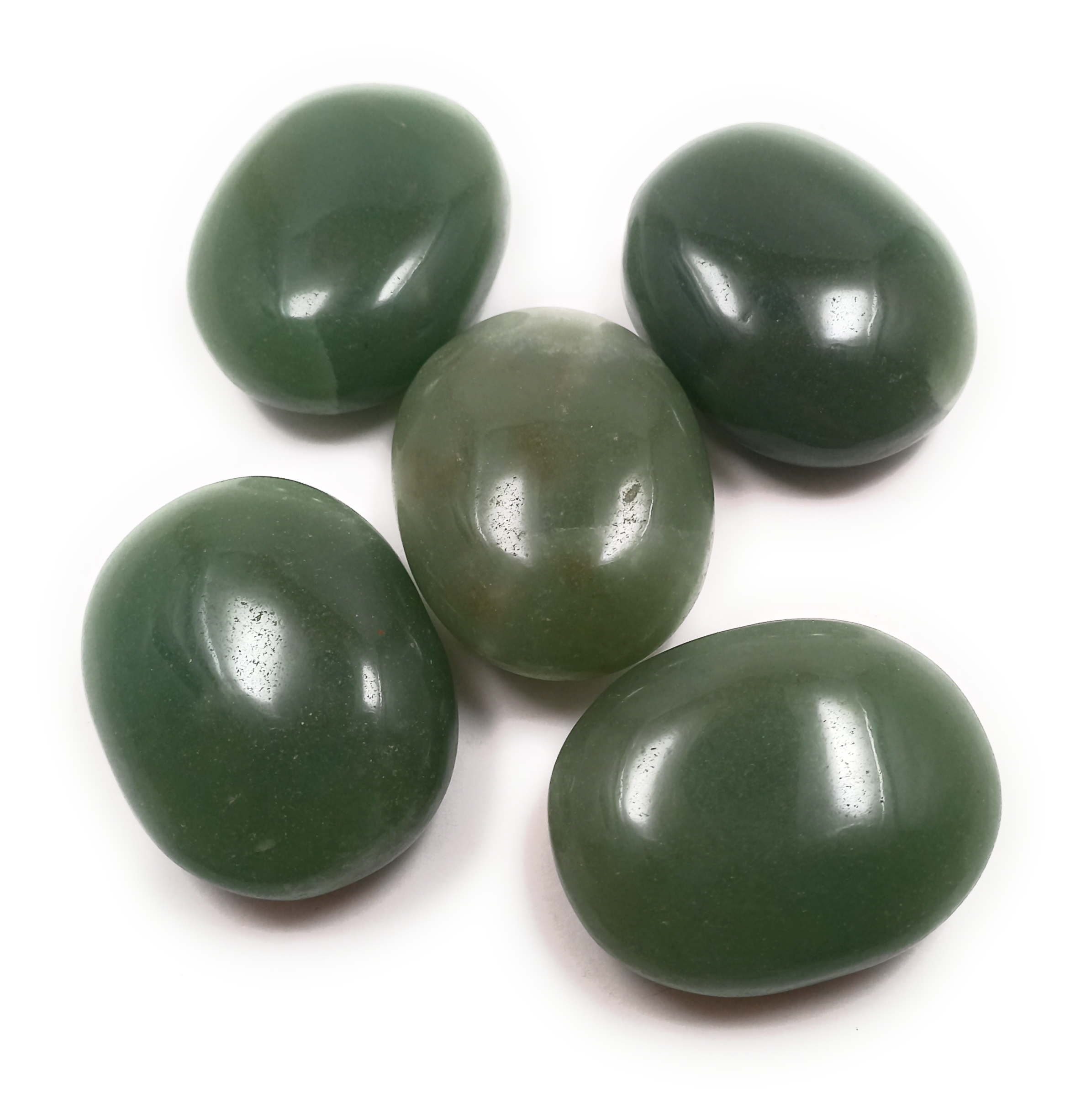 Aventurine Green Palm Stone For Healing And Meditation (Polished) Brand : Rocksmins  