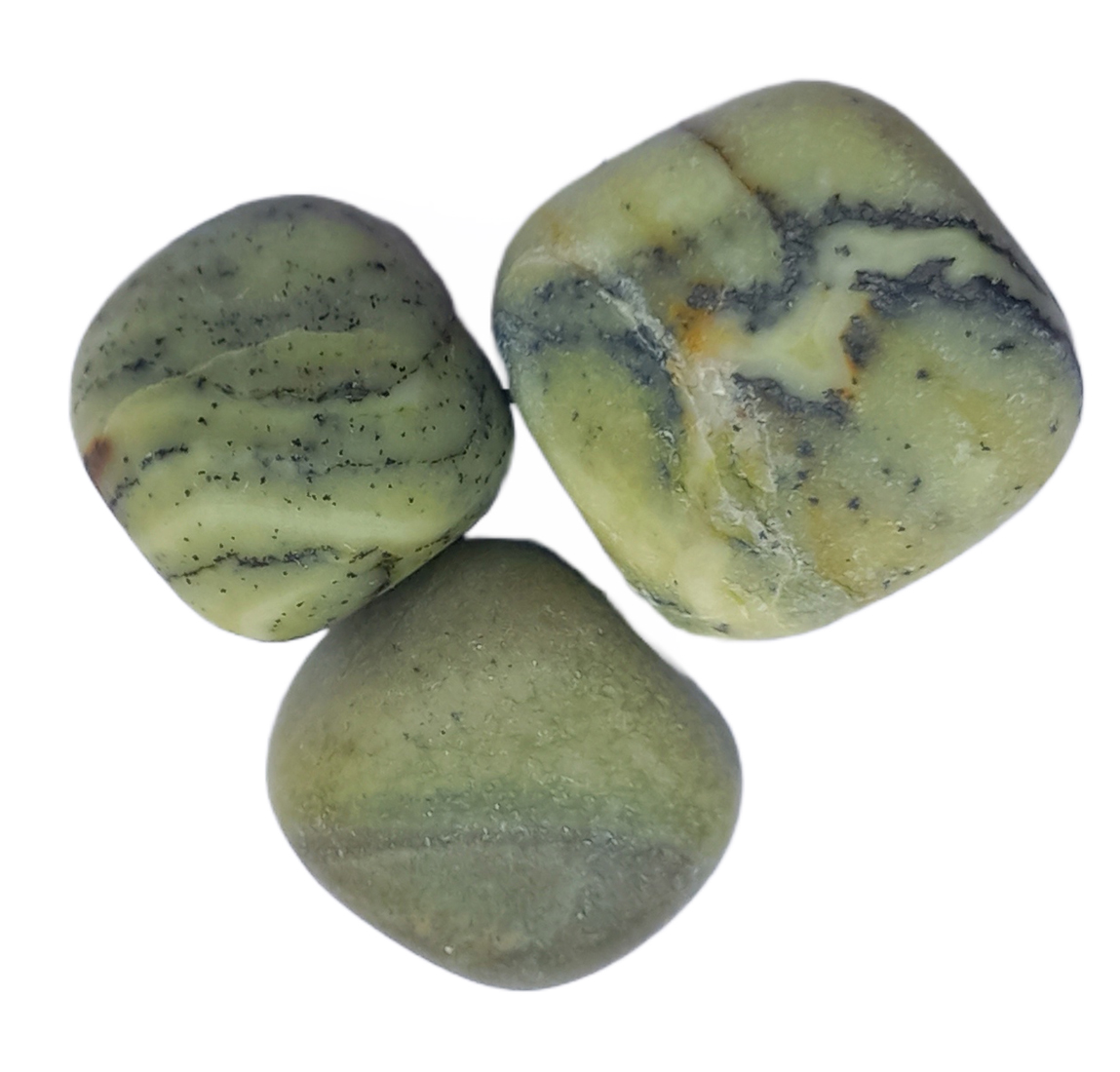 Serpentine Palm Stone For Healing And Meditation (Polished) Brand : Rocksmins