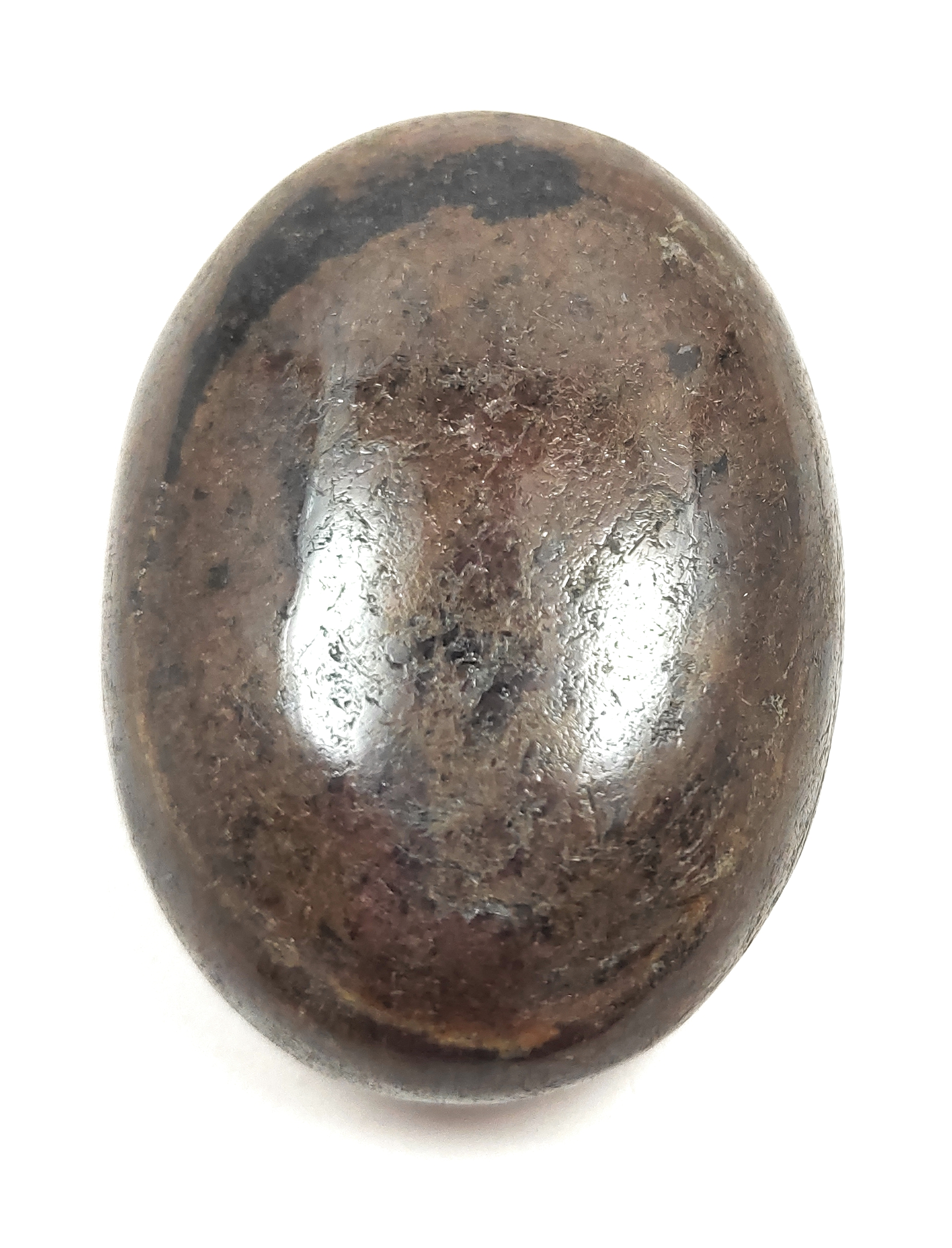 Garnet Palm Stone For Healing And Meditation (Polished) Brand : Rocksmins
