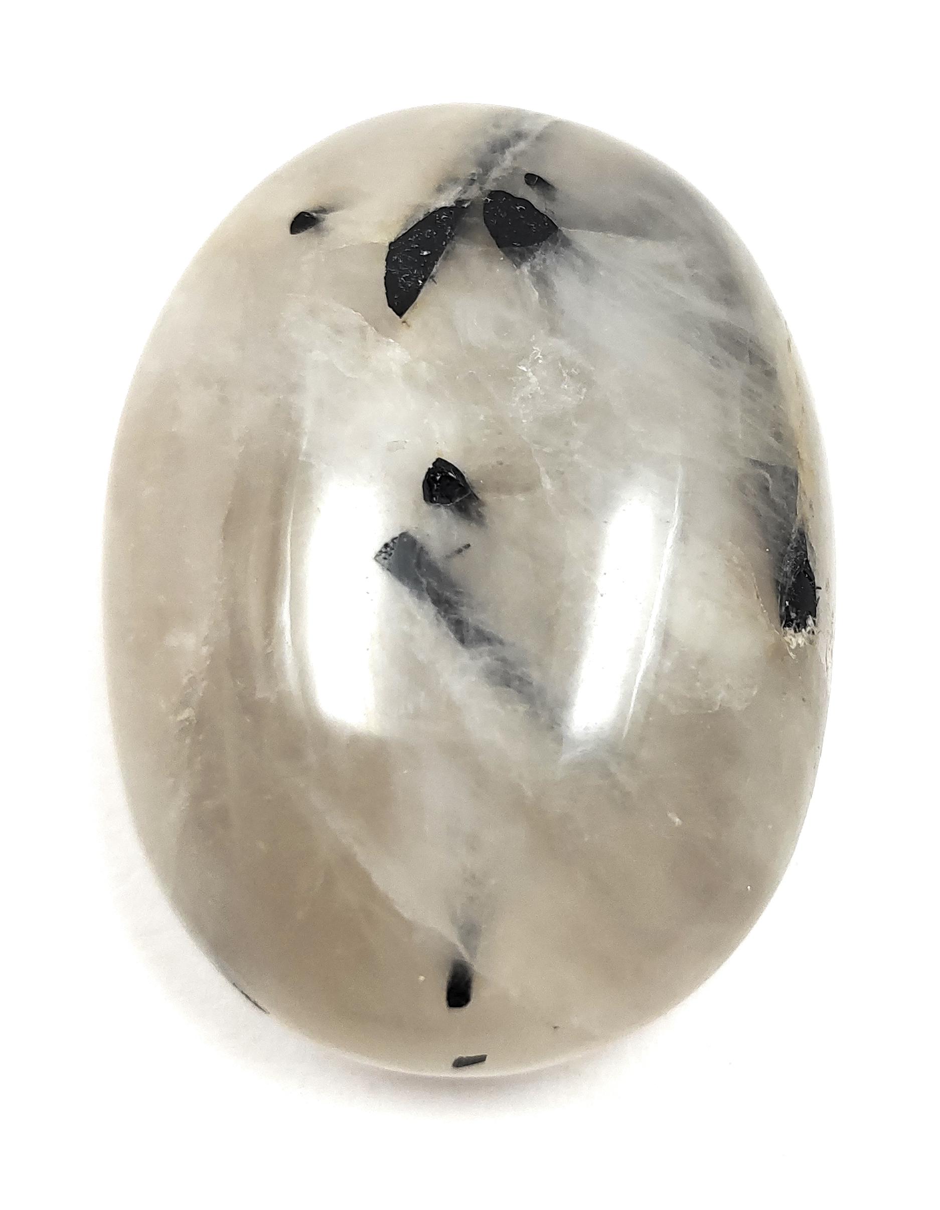 Rutile AAA  Palm Stone For Healing And Meditation (Polished) Brand : Rocksmins