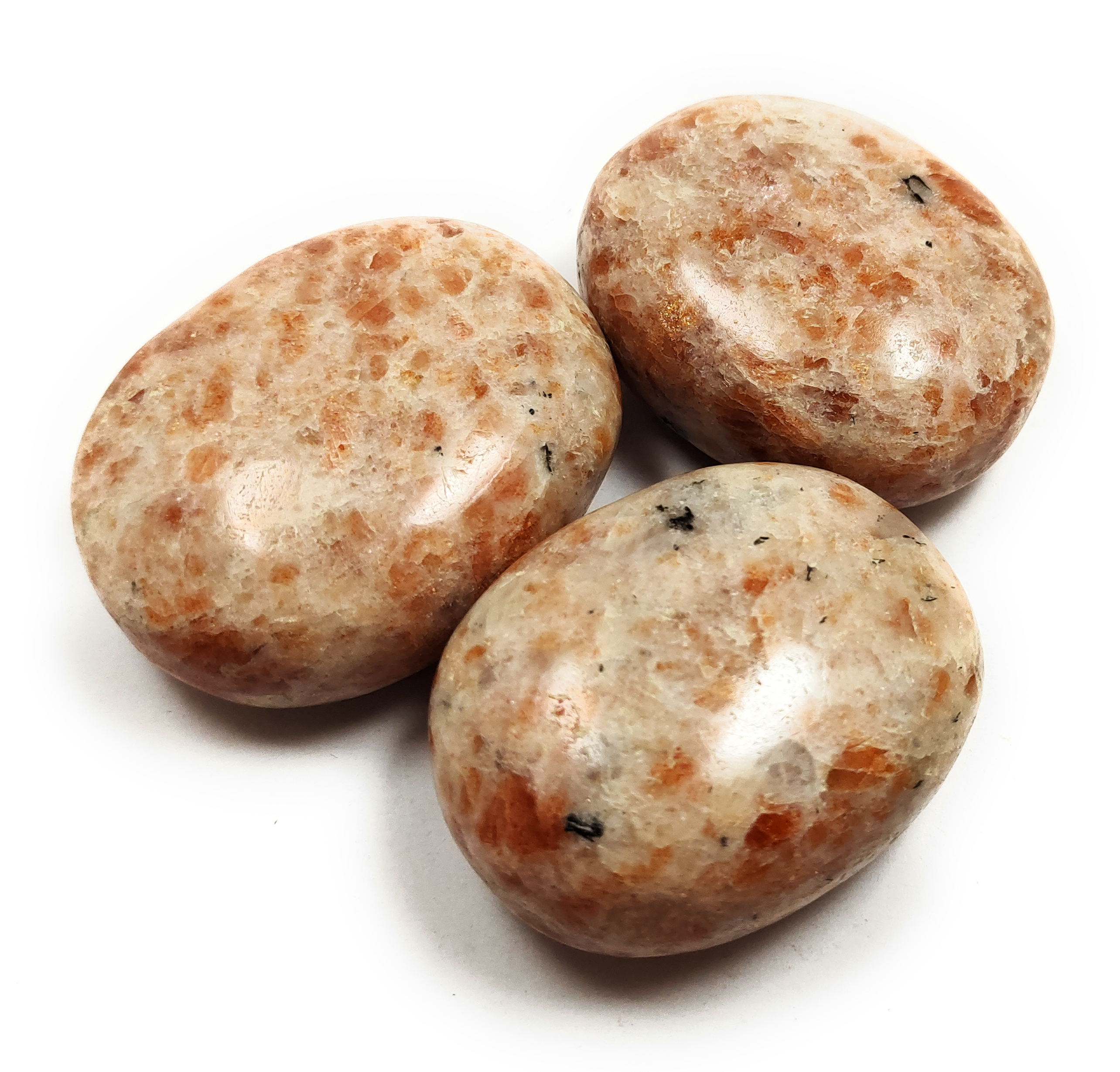 Sunstone Palm Stone For Healing And Meditation (Polished) Brand : Rocksmins