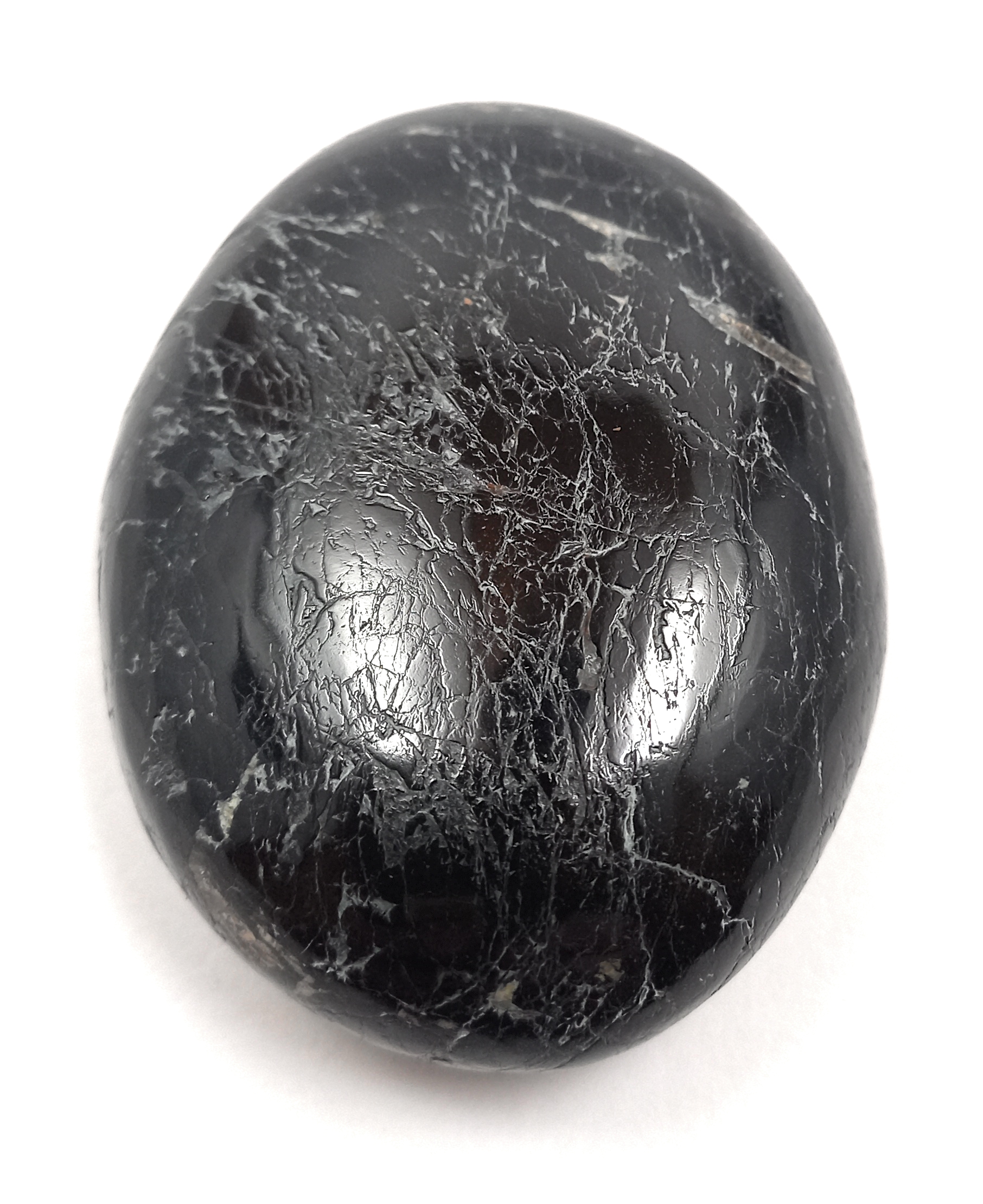 Tourmaline Palm Stone For Healing And Meditation (Polished) Brand : Rocksmins