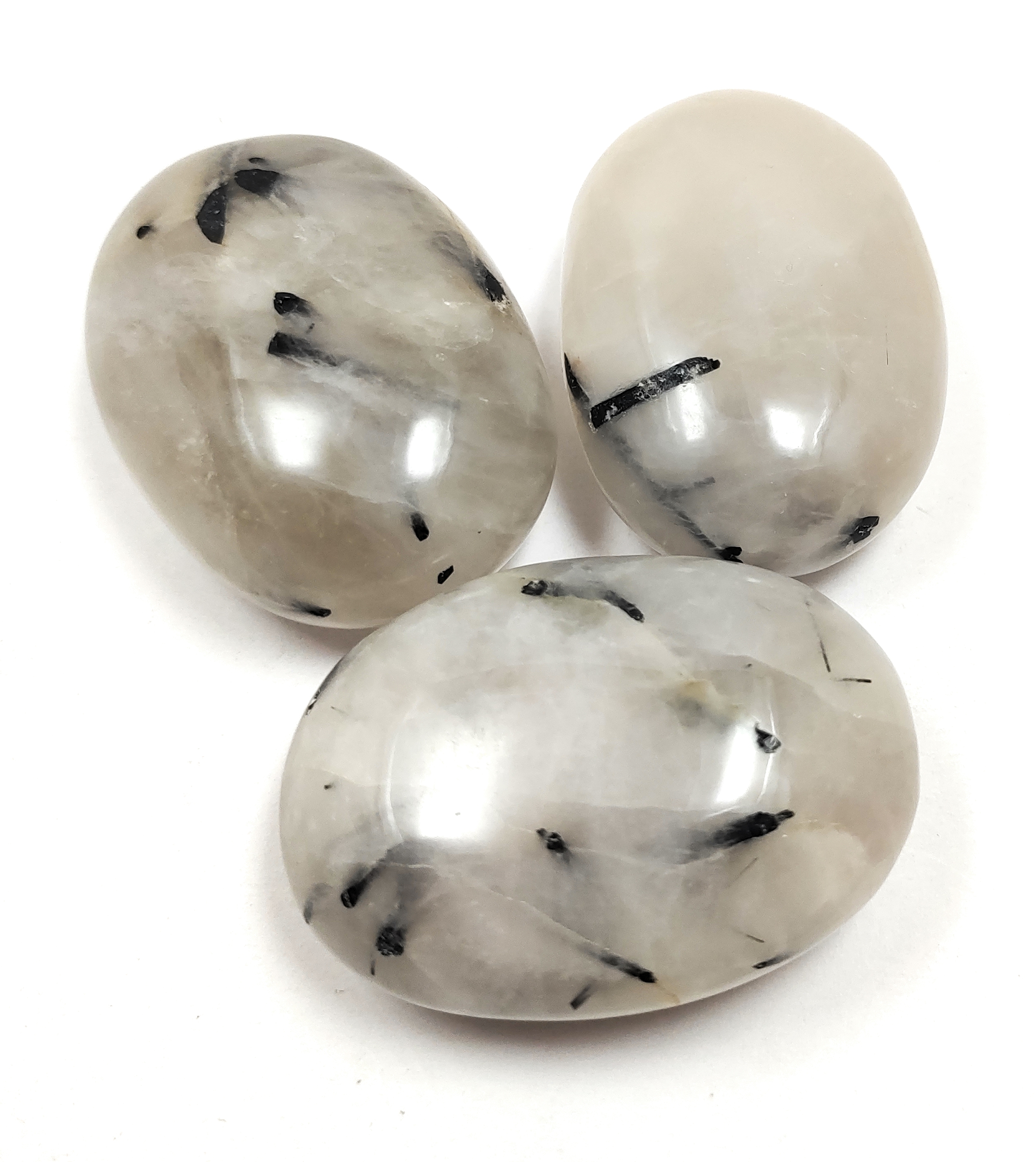 Rutile AAA  Palm Stone For Healing And Meditation (Polished) Brand : Rocksmins