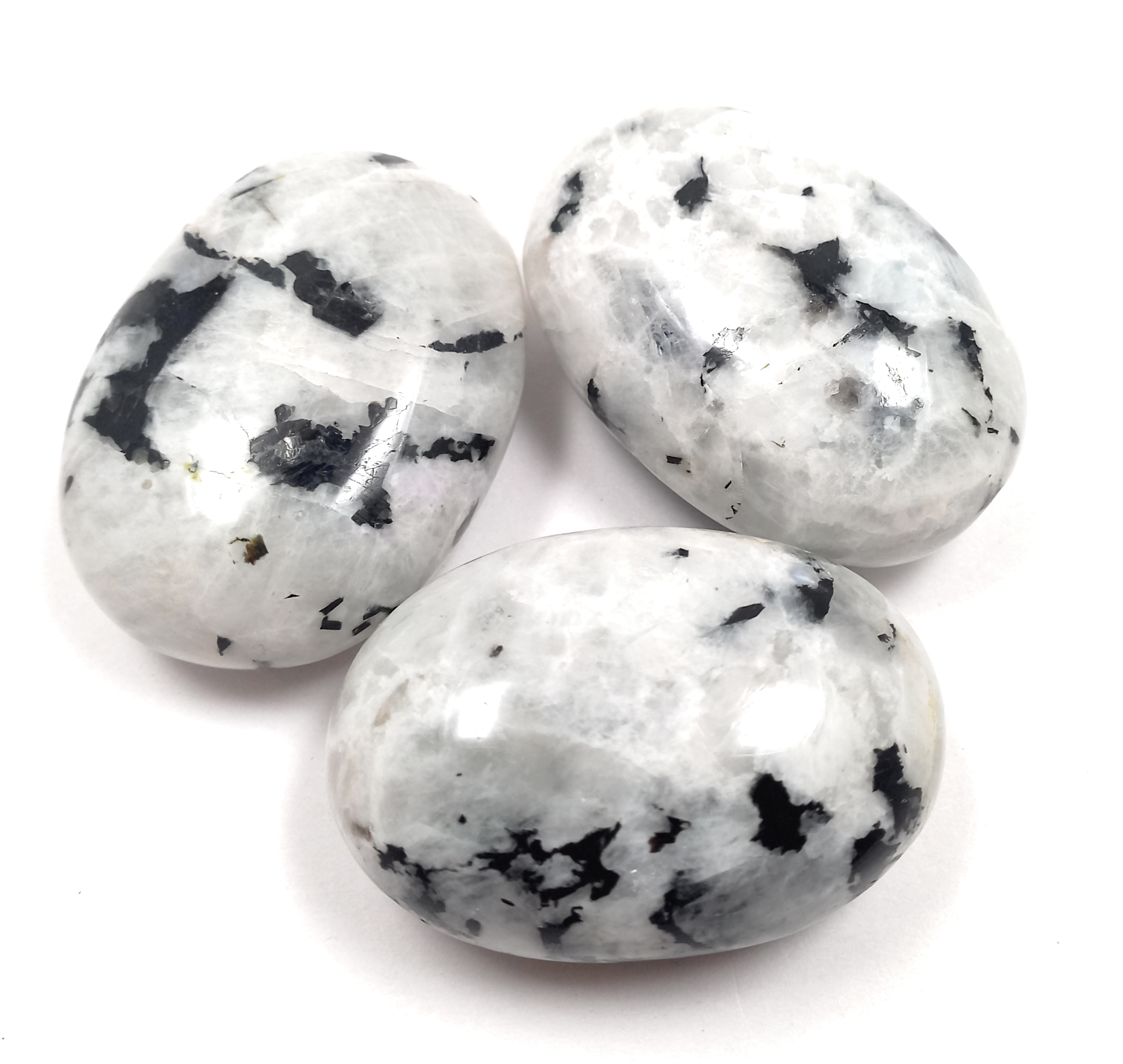 Moonstone Palm Stone For Healing And Meditation (Polished) Brand : Rocksmins  