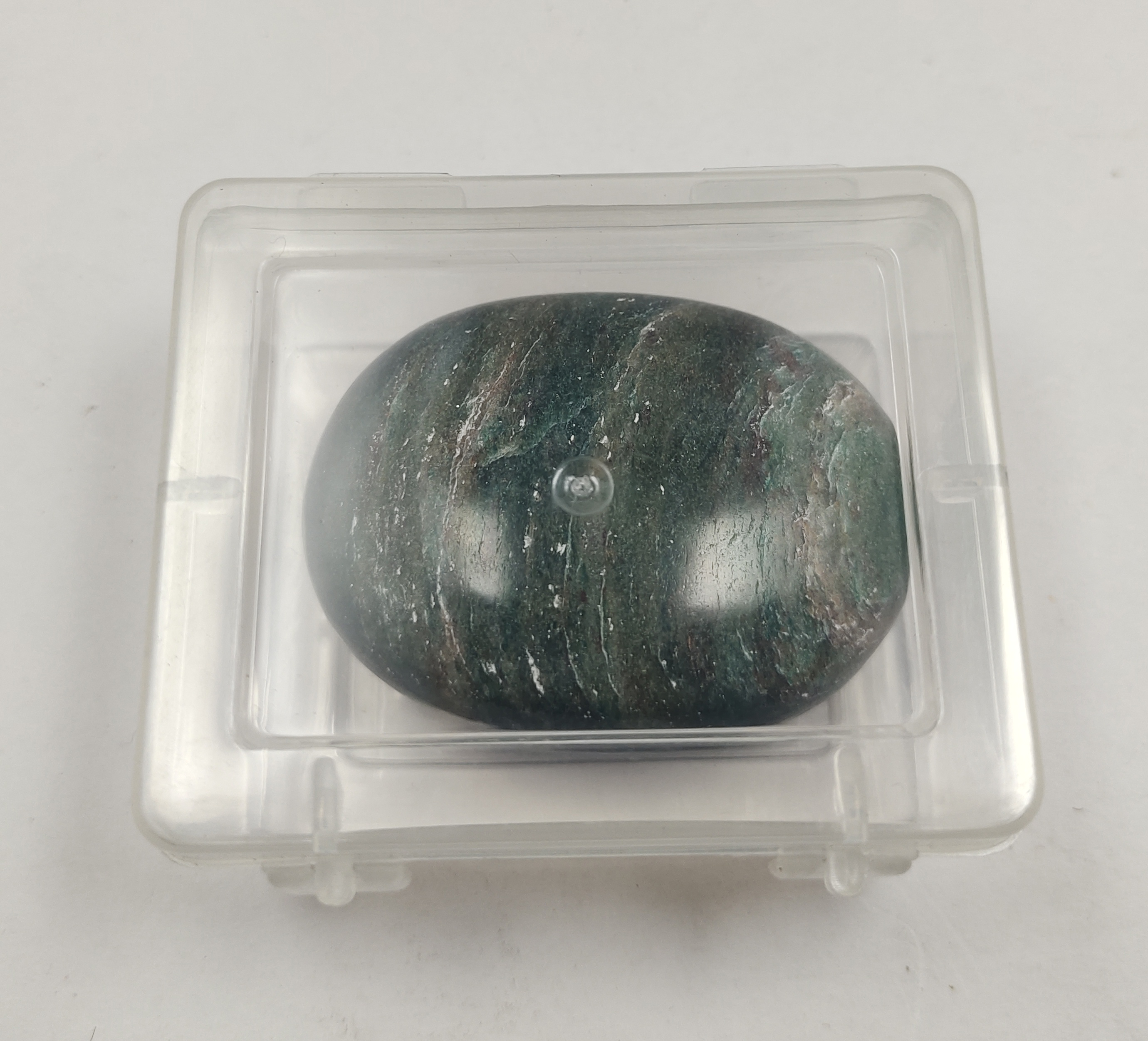 Obsidian Black Palm Stone For Healing And Meditation (Polished) Brand : Rocksmins  