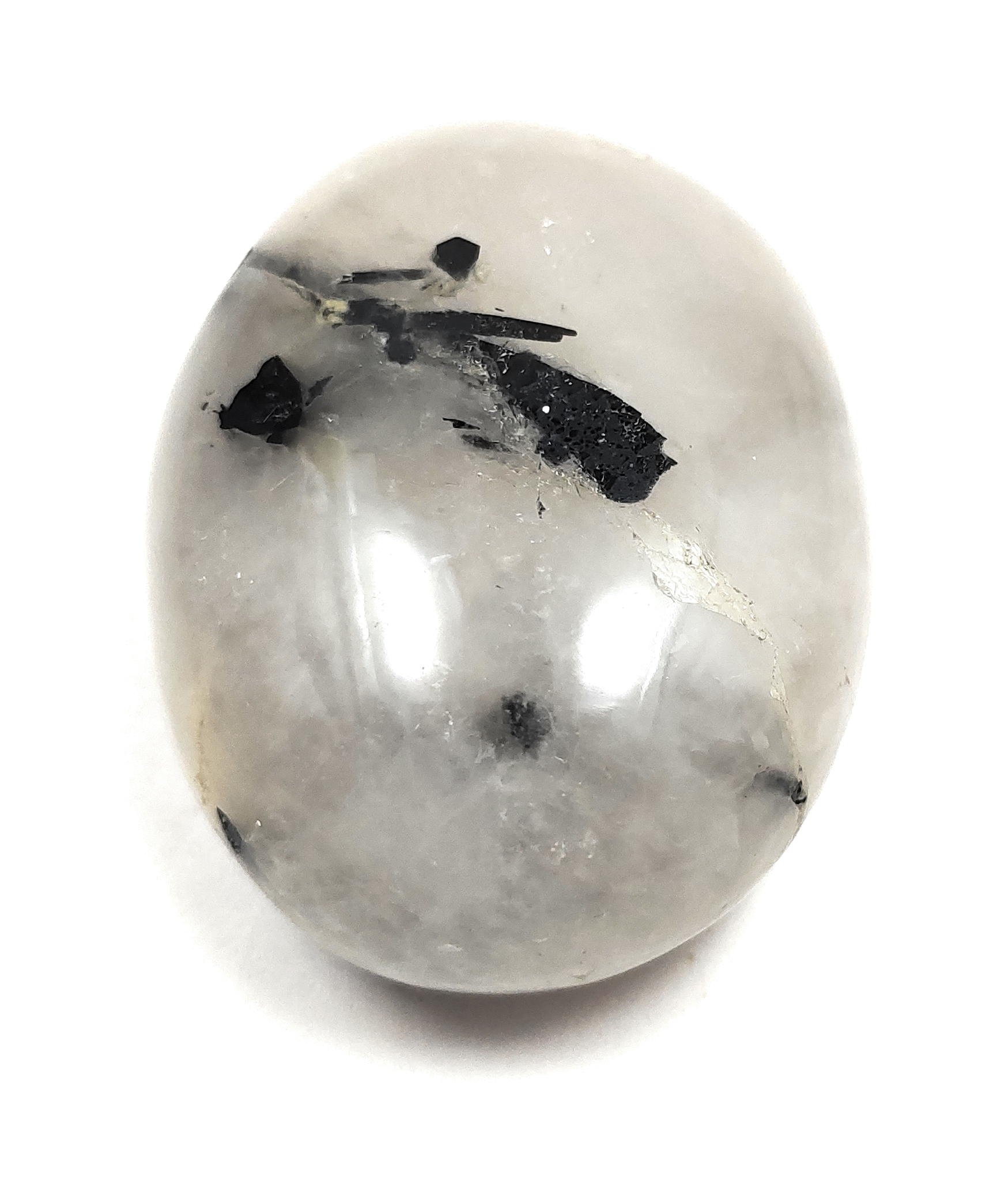 Rutile AAA  Palm Stone For Healing And Meditation (Polished) Brand : Rocksmins
