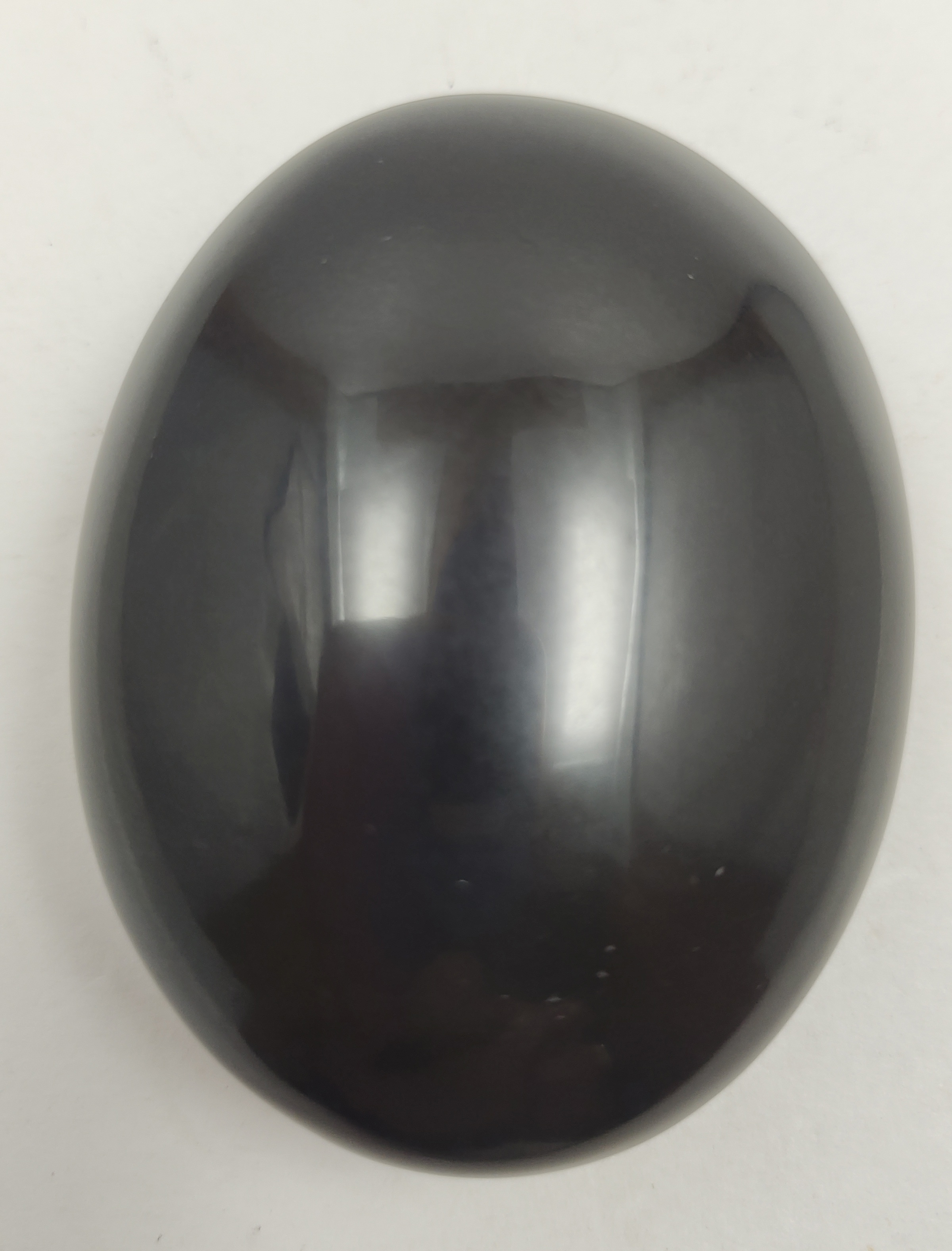 Obsidian Black Palm Stone For Healing And Meditation (Polished) Brand : Rocksmins  