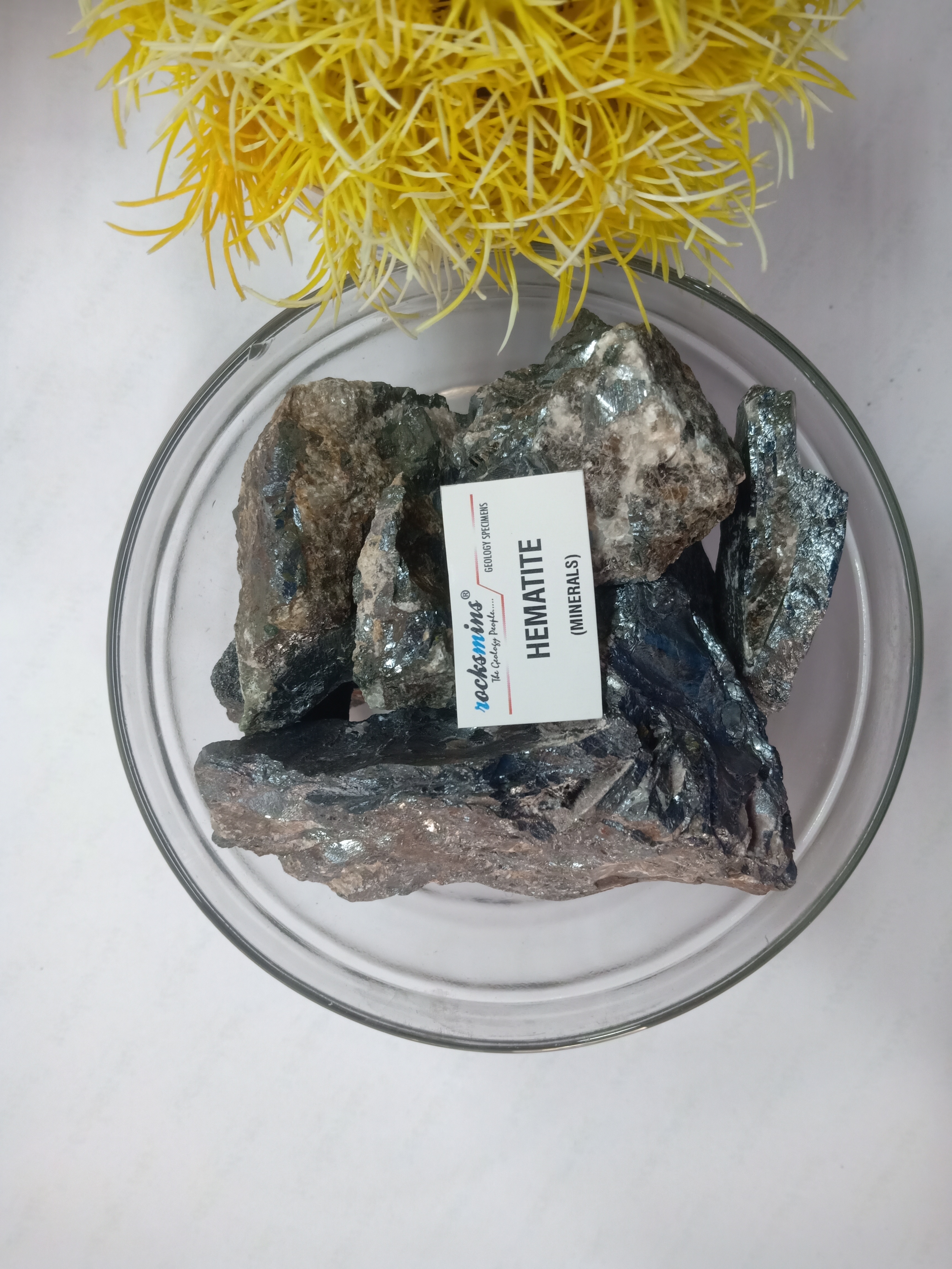 Hematite Natural Rough Stone 100gm+ For Reiki, Healing Aura Cleaning, Tumbling, Vastu, Meditation, Gardening, Decoration & Remove Negative Energy (Raw)   Brand : Rocksmins