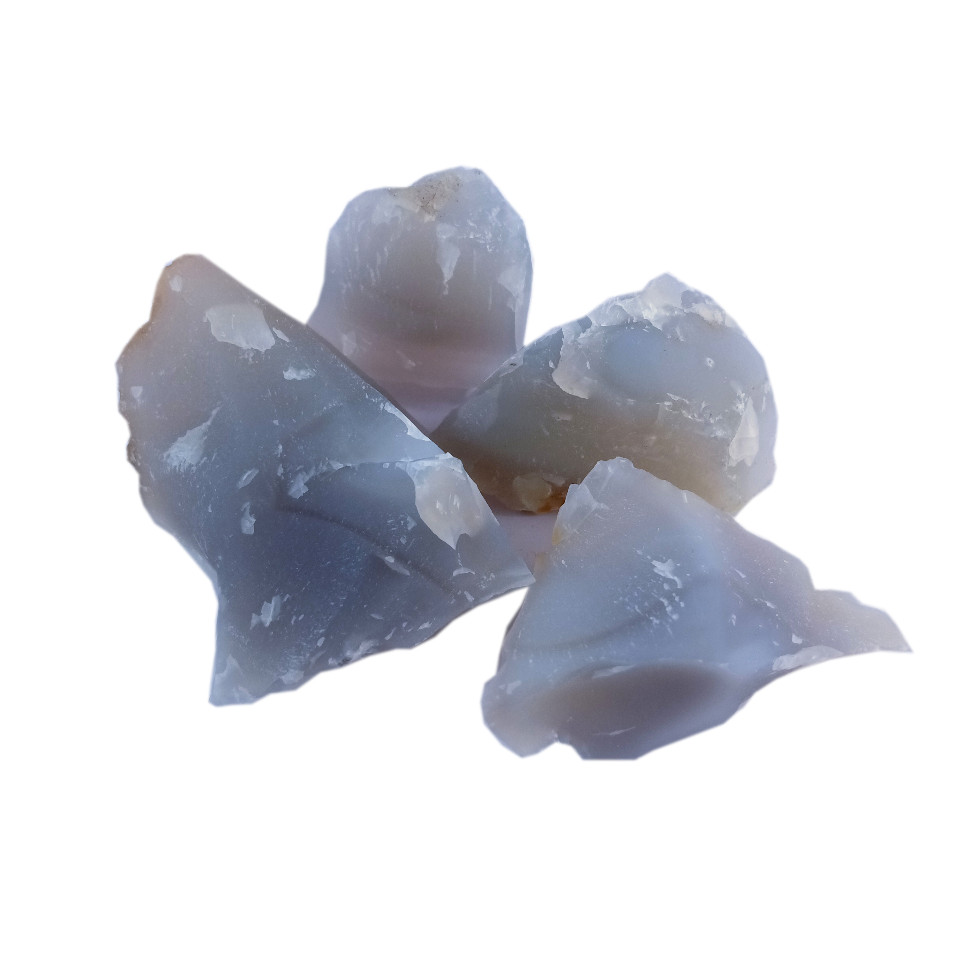 Chalcedony  Natural Rough Stone 100gm+ For Reiki, Healing Aura Cleaning, Tumbling, Vastu, Meditation, Gardening, Decoration & Remove Negative Energy (Raw)   Brand : Rocksmins