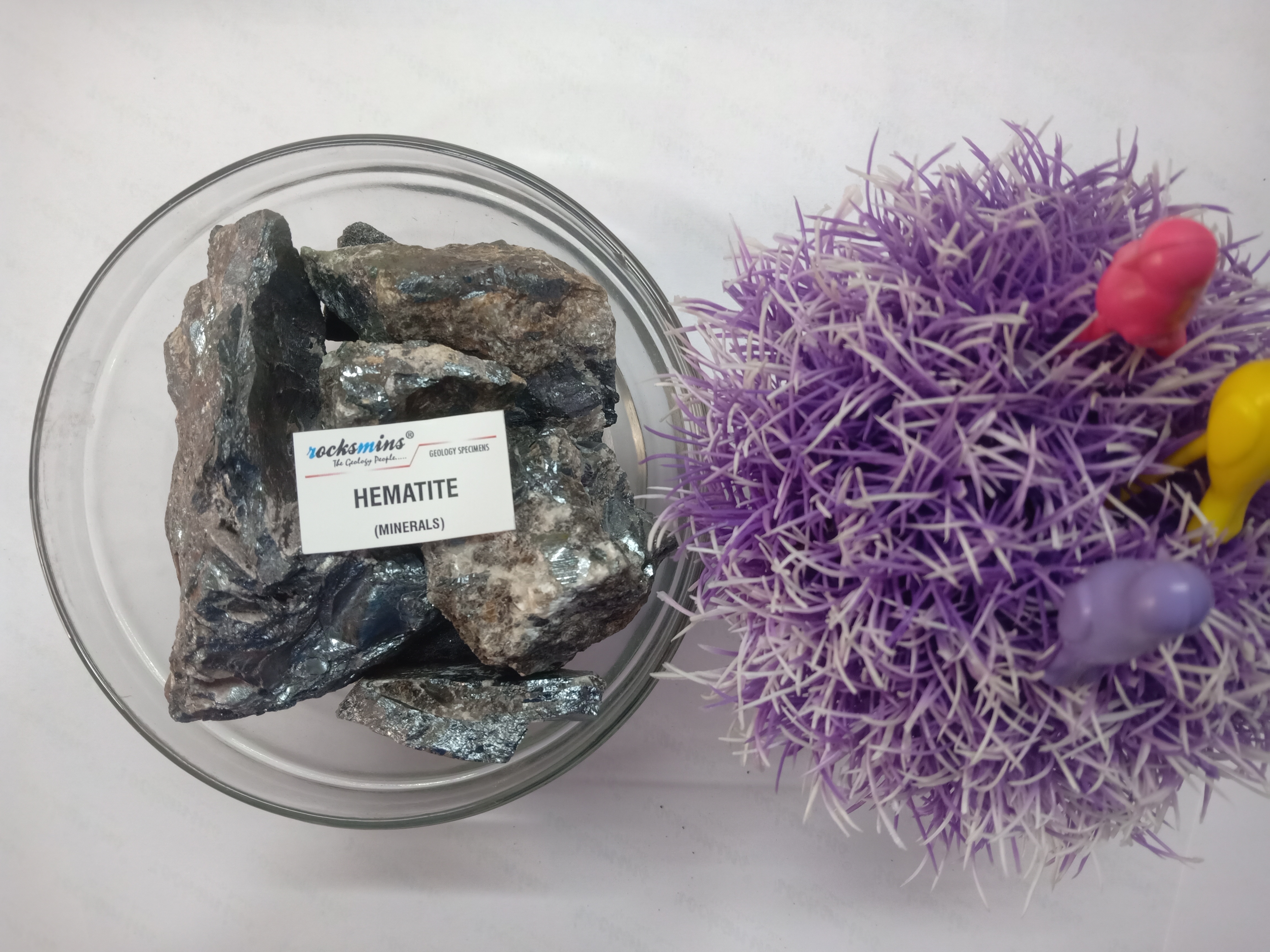 Hematite Natural Rough Stone 100gm+ For Reiki, Healing Aura Cleaning, Tumbling, Vastu, Meditation, Gardening, Decoration & Remove Negative Energy (Raw)   Brand : Rocksmins
