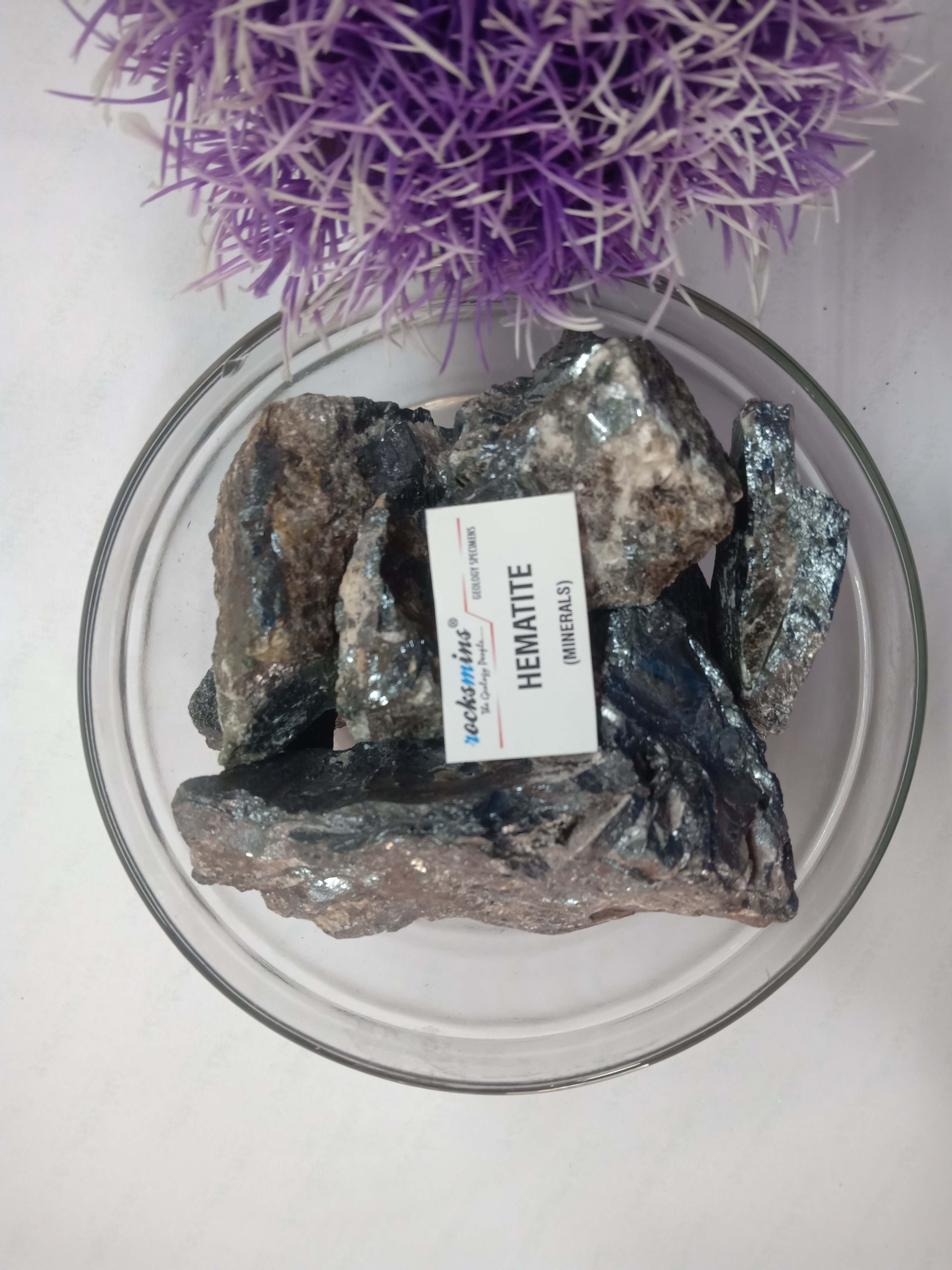 Hematite Natural Rough Stone 100gm+ For Reiki, Healing Aura Cleaning, Tumbling, Vastu, Meditation, Gardening, Decoration & Remove Negative Energy (Raw)   Brand : Rocksmins