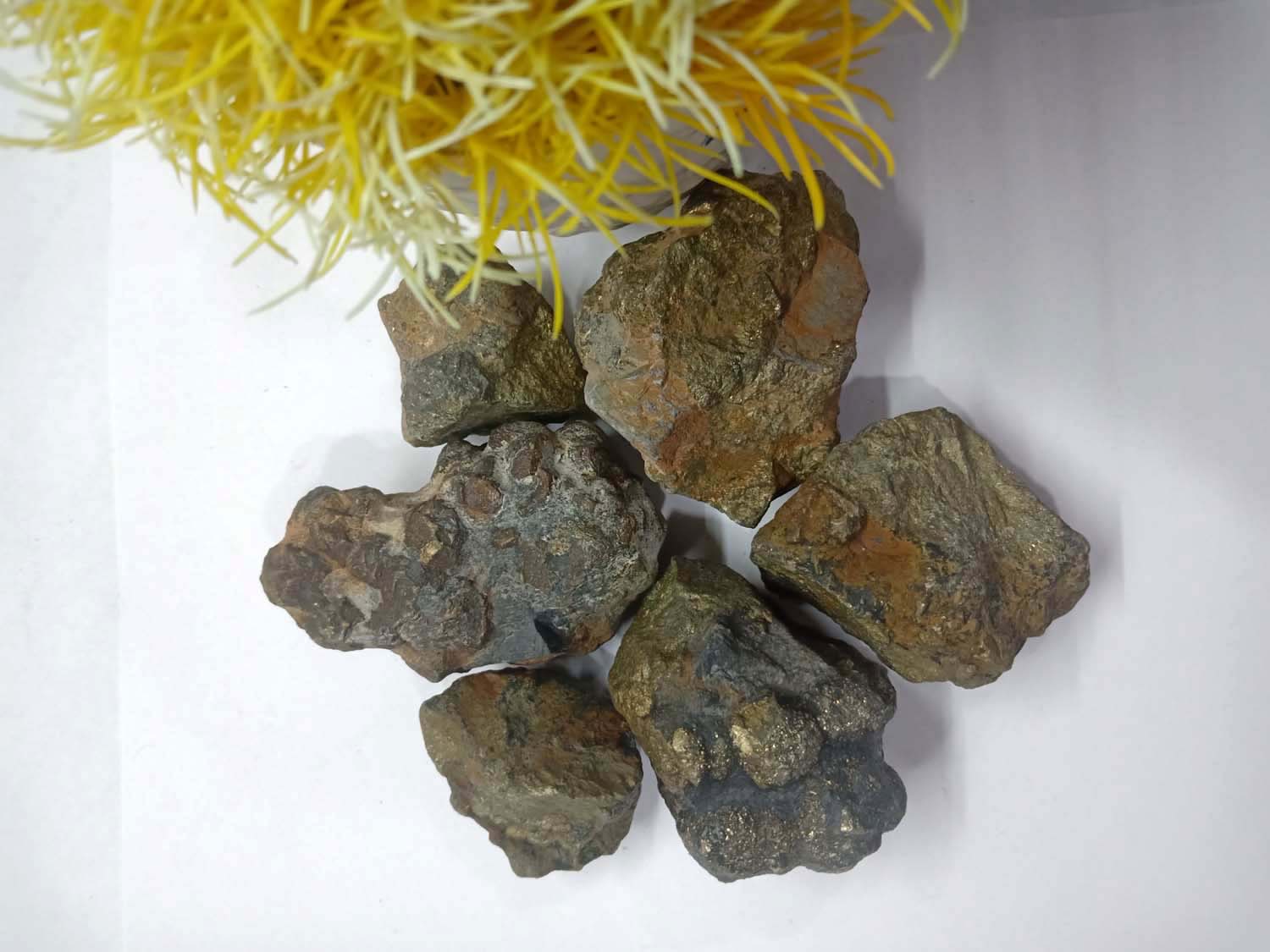 Pyrite Natural Rough Stone 100gm+ For Reiki, Healing Aura Cleaning, Tumbling, Vastu, Meditation, Gardening, Decoration & Remove Negative Energy (Raw)   Brand : Rocksmins