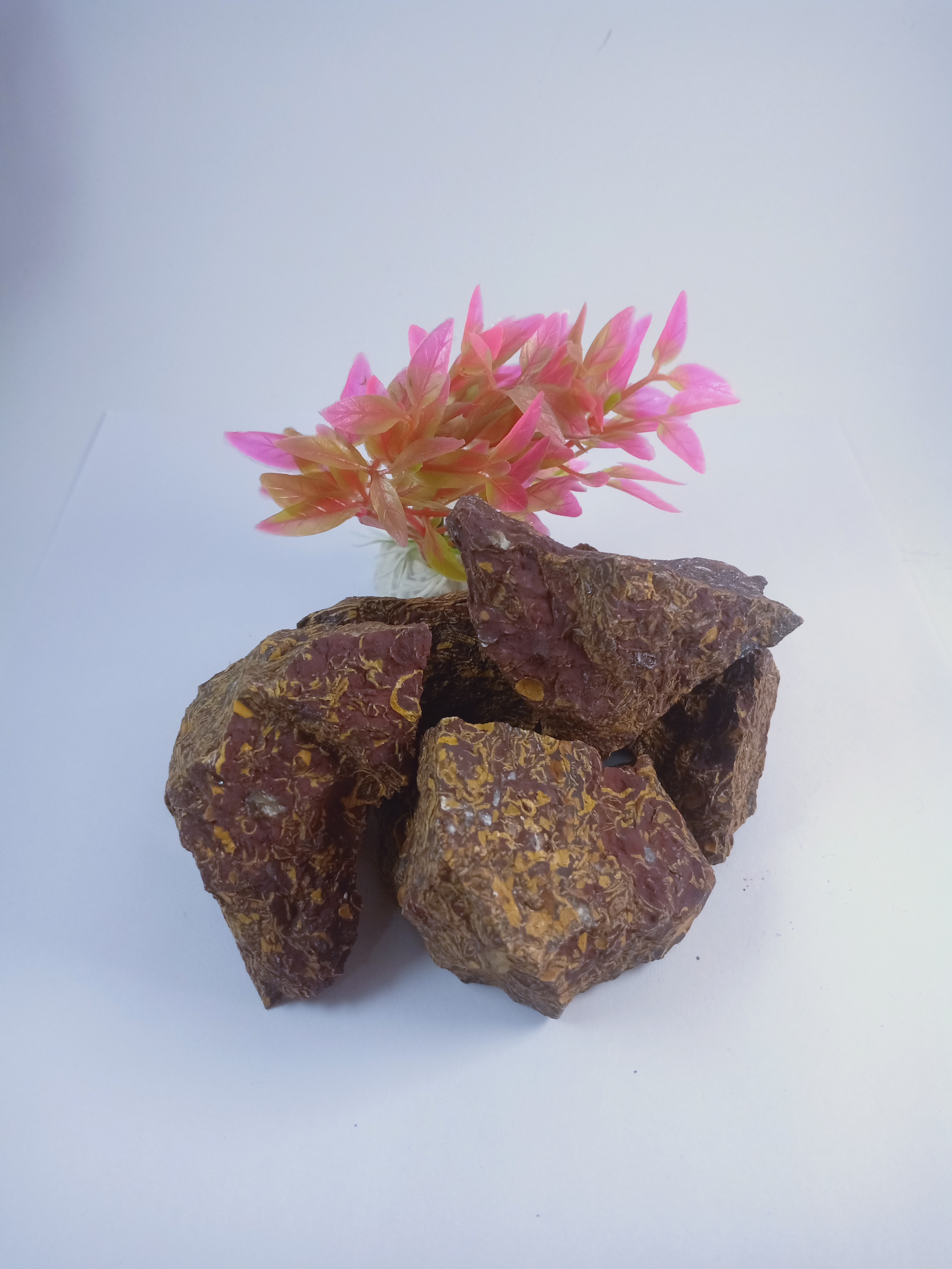 Mariam Jasper Natural Rough Stone 100gm+ For Reiki, Healing Aura Cleaning, Tumbling, Vastu, Meditation, Gardening, Decoration & Remove Negative Energy (Raw)   Brand : Rocksmins