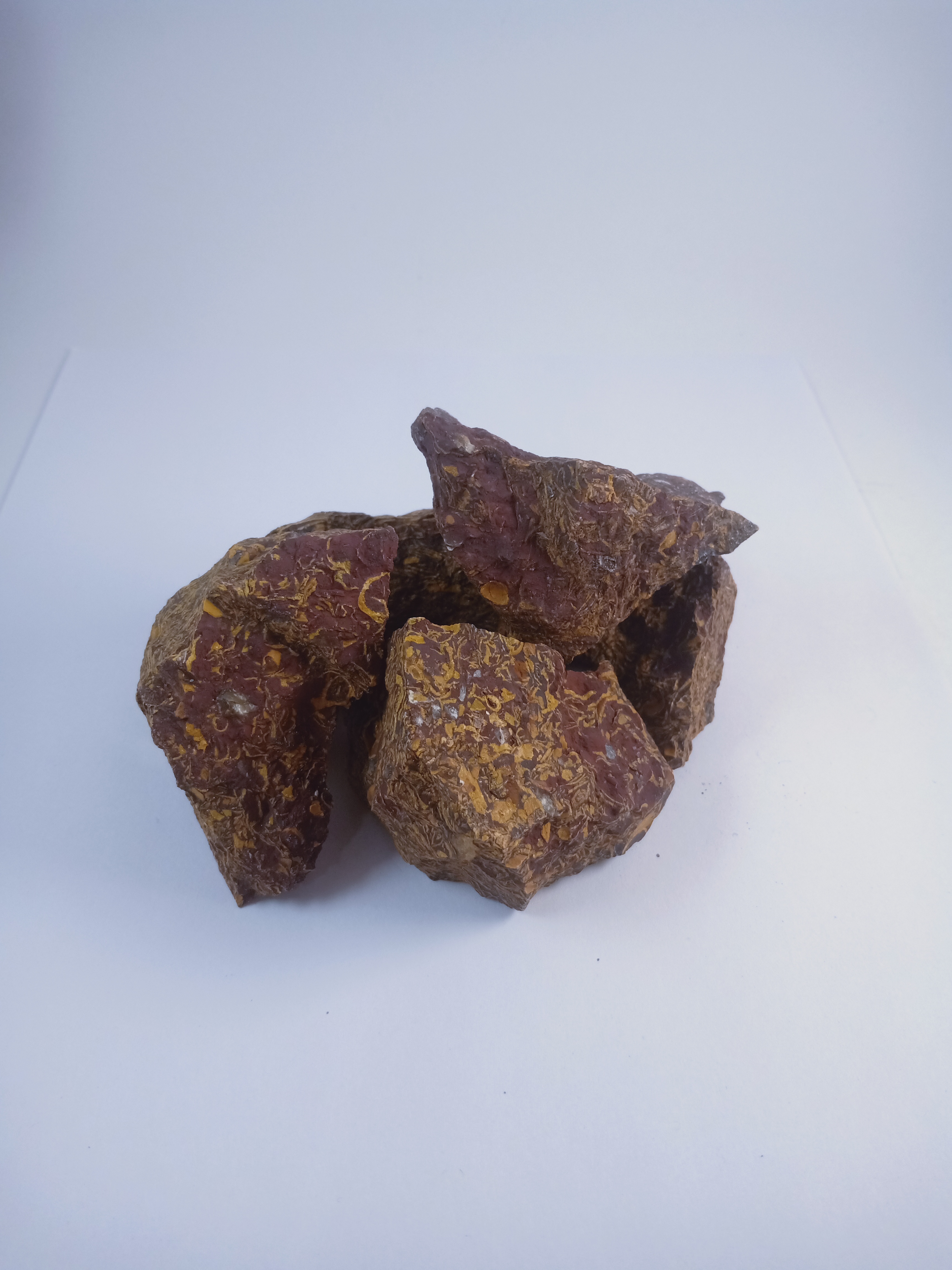 Mariam Jasper Natural Rough Stone 100gm+ For Reiki, Healing Aura Cleaning, Tumbling, Vastu, Meditation, Gardening, Decoration & Remove Negative Energy (Raw)   Brand : Rocksmins