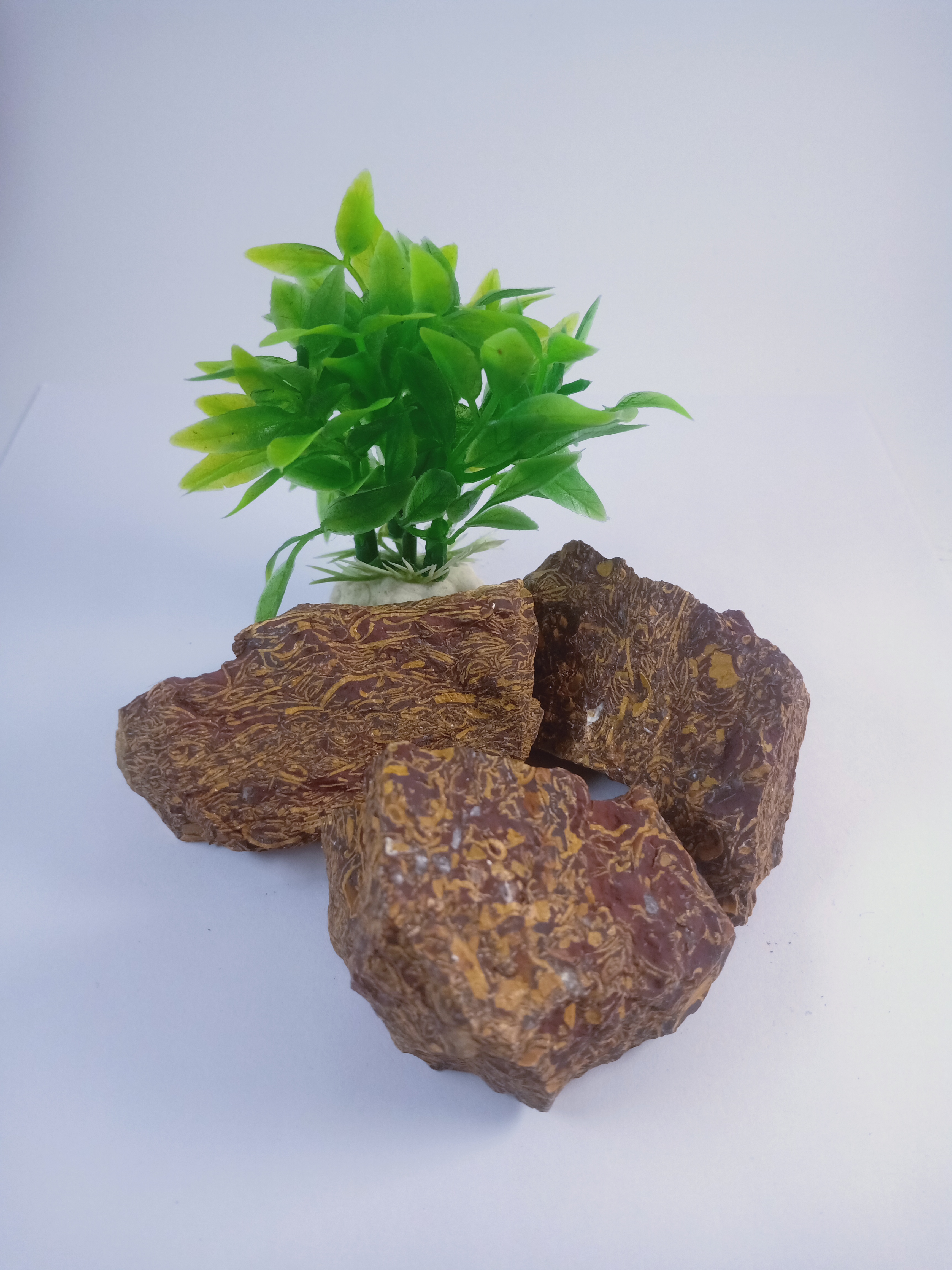 Mariam Jasper Natural Rough Stone 100gm+ For Reiki, Healing Aura Cleaning, Tumbling, Vastu, Meditation, Gardening, Decoration & Remove Negative Energy (Raw)   Brand : Rocksmins