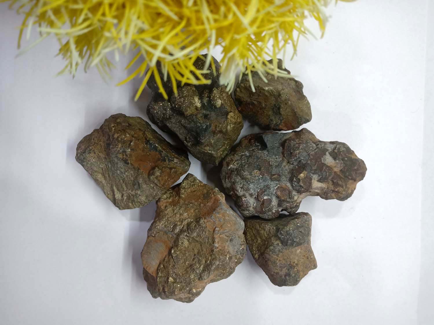 Pyrite Natural Rough Stone 100gm+ For Reiki, Healing Aura Cleaning, Tumbling, Vastu, Meditation, Gardening, Decoration & Remove Negative Energy (Raw)   Brand : Rocksmins
