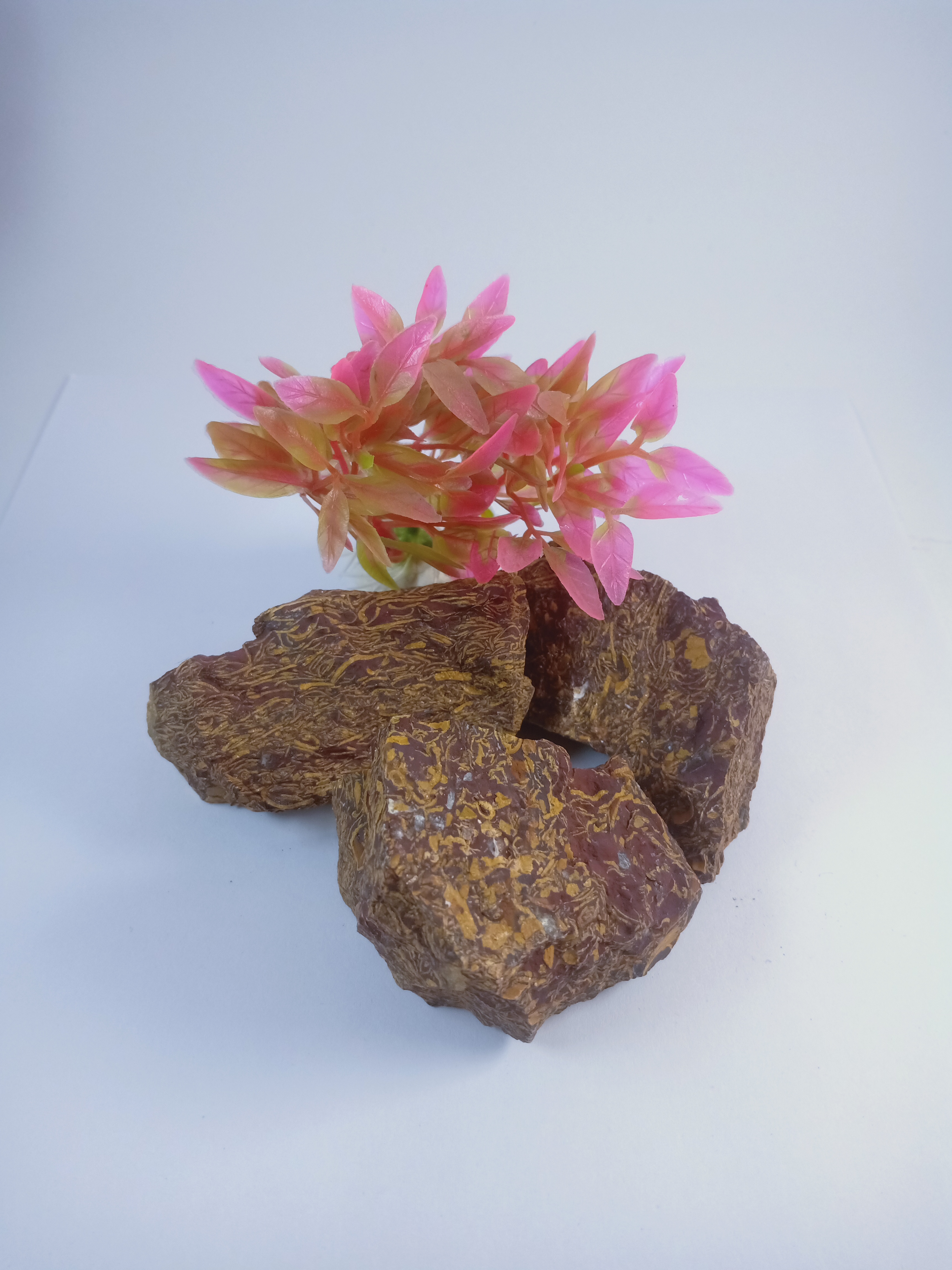 Mariam Jasper Natural Rough Stone 100gm+ For Reiki, Healing Aura Cleaning, Tumbling, Vastu, Meditation, Gardening, Decoration & Remove Negative Energy (Raw)   Brand : Rocksmins