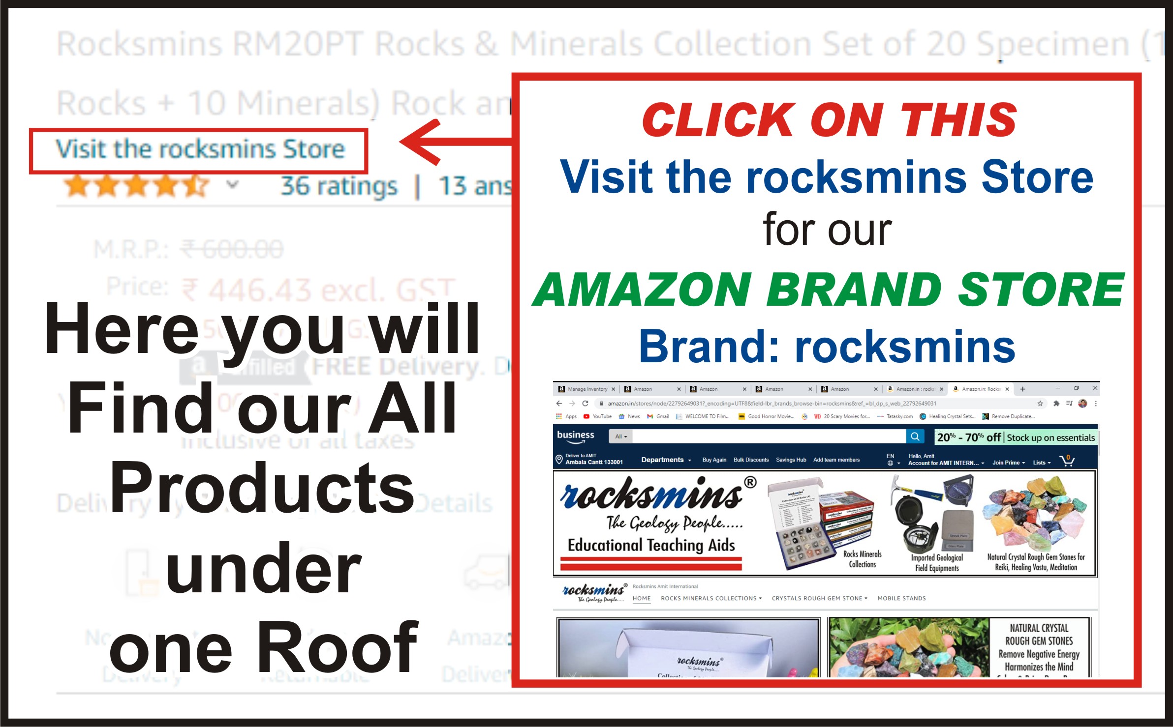 Quartz Crystal Pencil Small Natural Rough Stone 100gm+ For Reiki, Healing Aura Cleaning, Tumbling, Vastu, Meditation, Gardening, Decoration & Remove Negative Energy (Raw)   Brand : Rocksmins