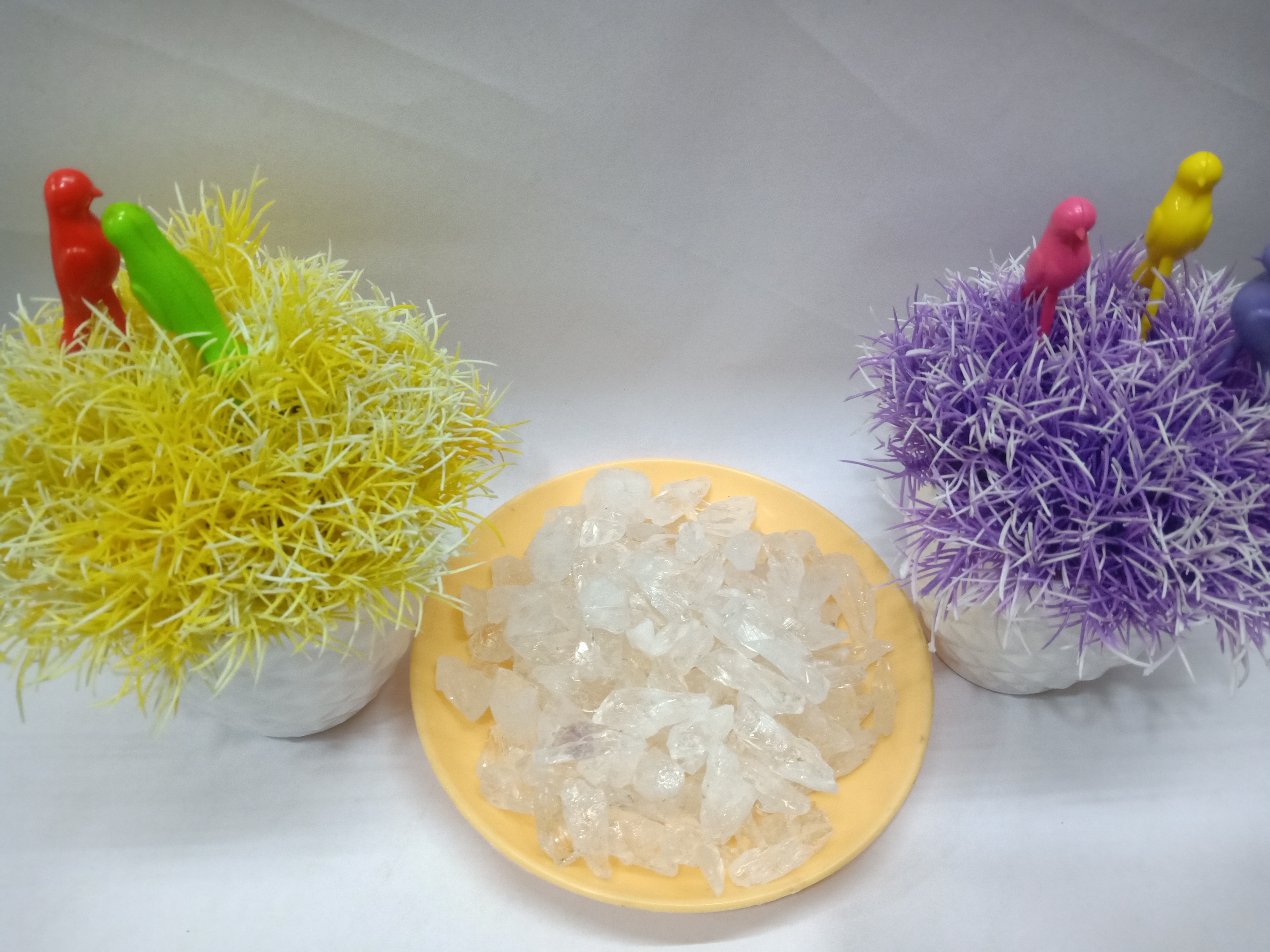 Quartz Crystal Pencil Small Natural Rough Stone 100gm+ For Reiki, Healing Aura Cleaning, Tumbling, Vastu, Meditation, Gardening, Decoration & Remove Negative Energy (Raw)   Brand : Rocksmins