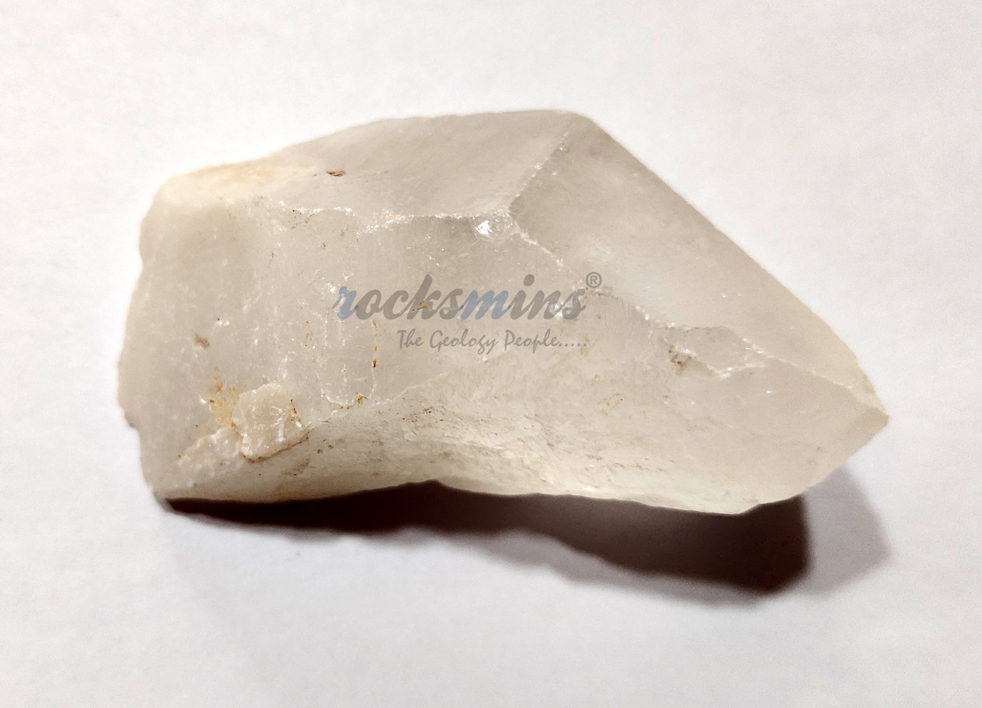 Quartz Pencil Pcs Natural Rough Stone 100gm+ For Reiki, Healing Aura Cleaning, Tumbling, Vastu, Meditation, Gardening, Decoration & Remove Negative Energy (Raw)   Brand : Rocksmins