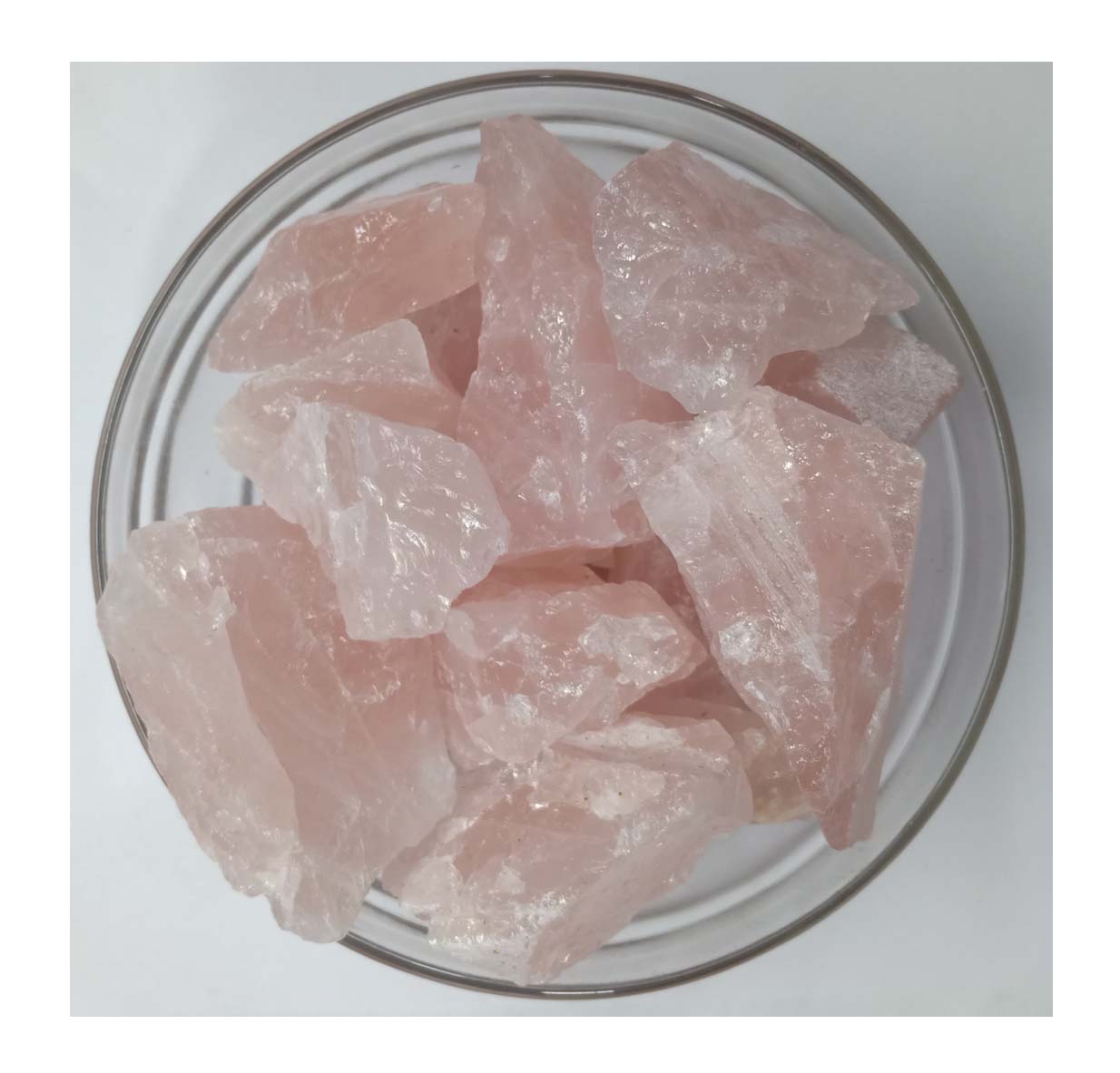 Quartz rose Natural Rough Stone 100gm+ For Reiki, Healing Aura Cleaning, Tumbling, Vastu, Meditation, Gardening, Decoration & Remove Negative Energy (Raw)   Brand : Rocksmins