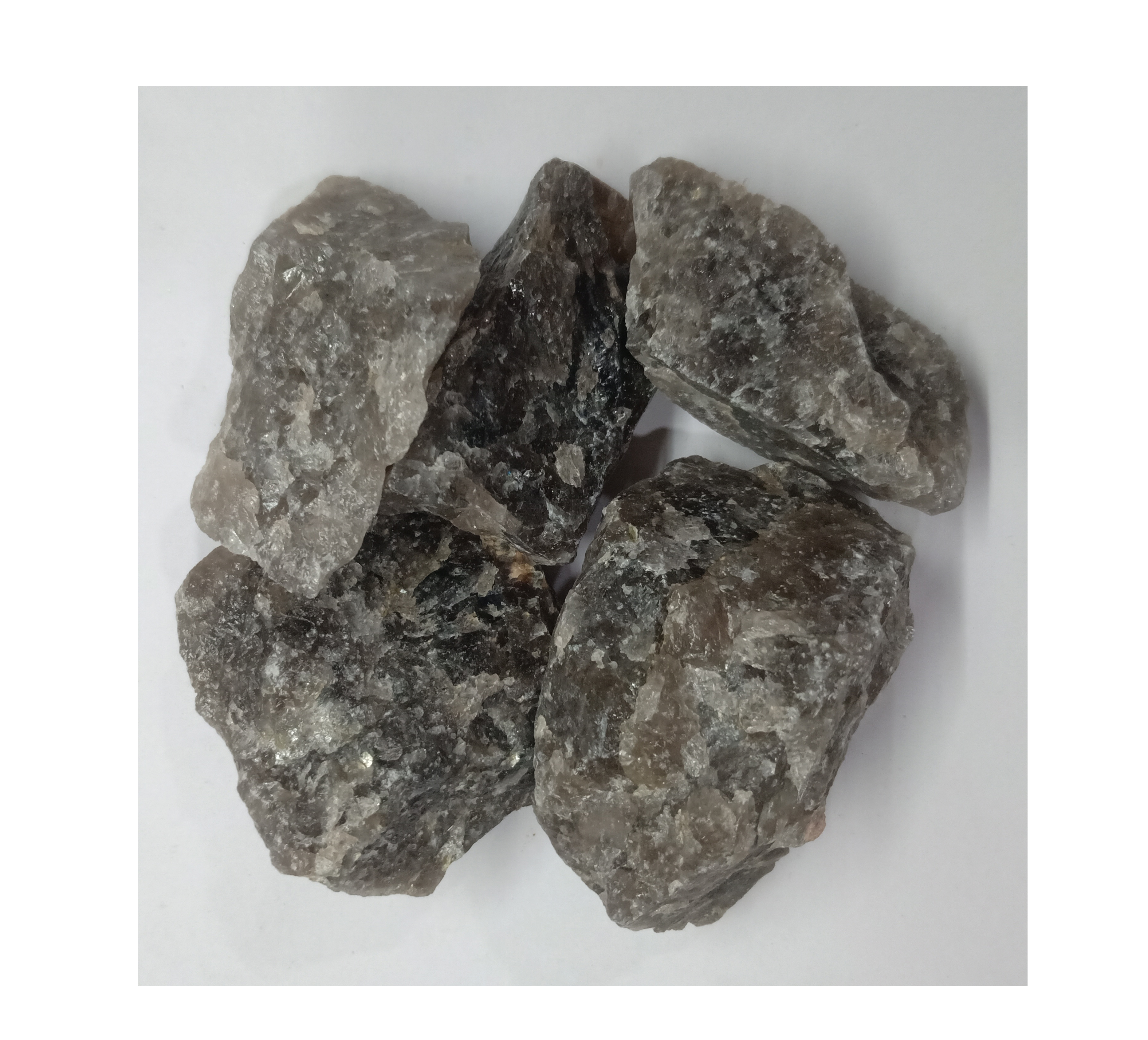 Quartz smoky Natural Rough Stone 100gm+ For Reiki, Healing Aura Cleaning, Tumbling, Vastu, Meditation, Gardening, Decoration & Remove Negative Energy (Raw)   Brand : Rocksmins