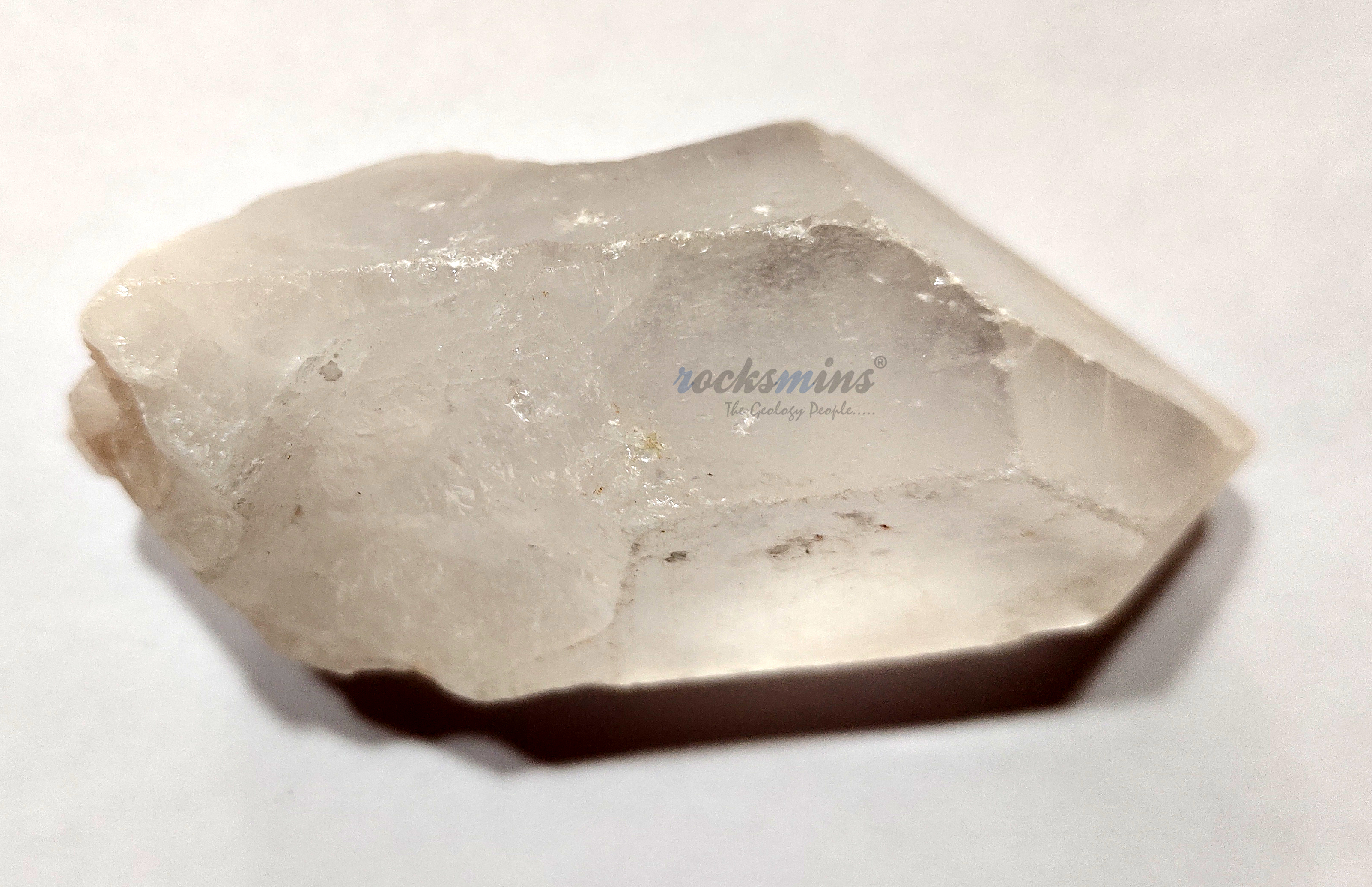 Quartz Pencil Pcs Natural Rough Stone 100gm+ For Reiki, Healing Aura Cleaning, Tumbling, Vastu, Meditation, Gardening, Decoration & Remove Negative Energy (Raw)   Brand : Rocksmins
