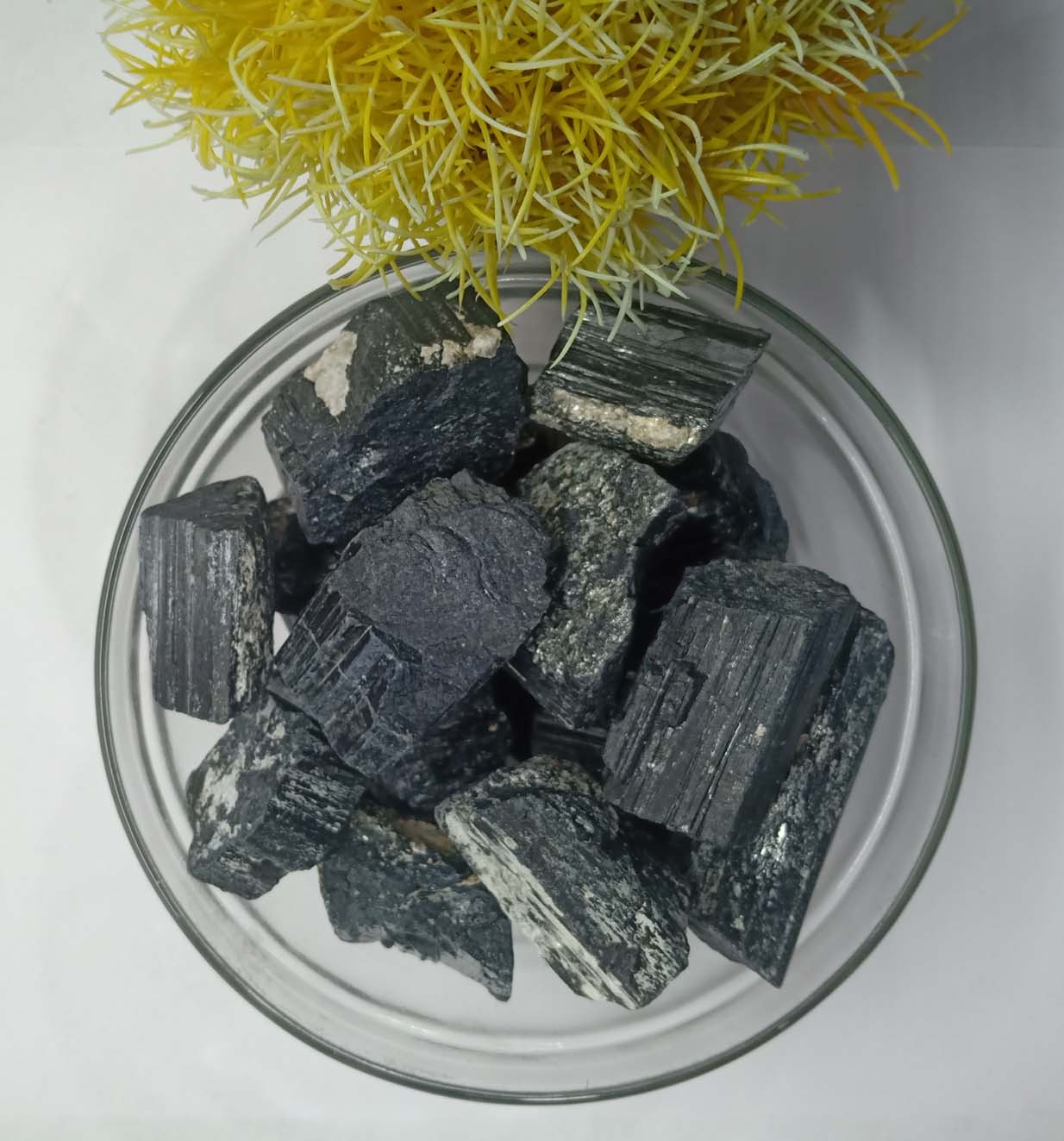 Tourmaline Natural Rough Stone 100gm+ For Reiki, Healing Aura Cleaning, Tumbling, Vastu, Meditation, Gardening, Decoration & Remove Negative Energy (Raw)   Brand : Rocksmins