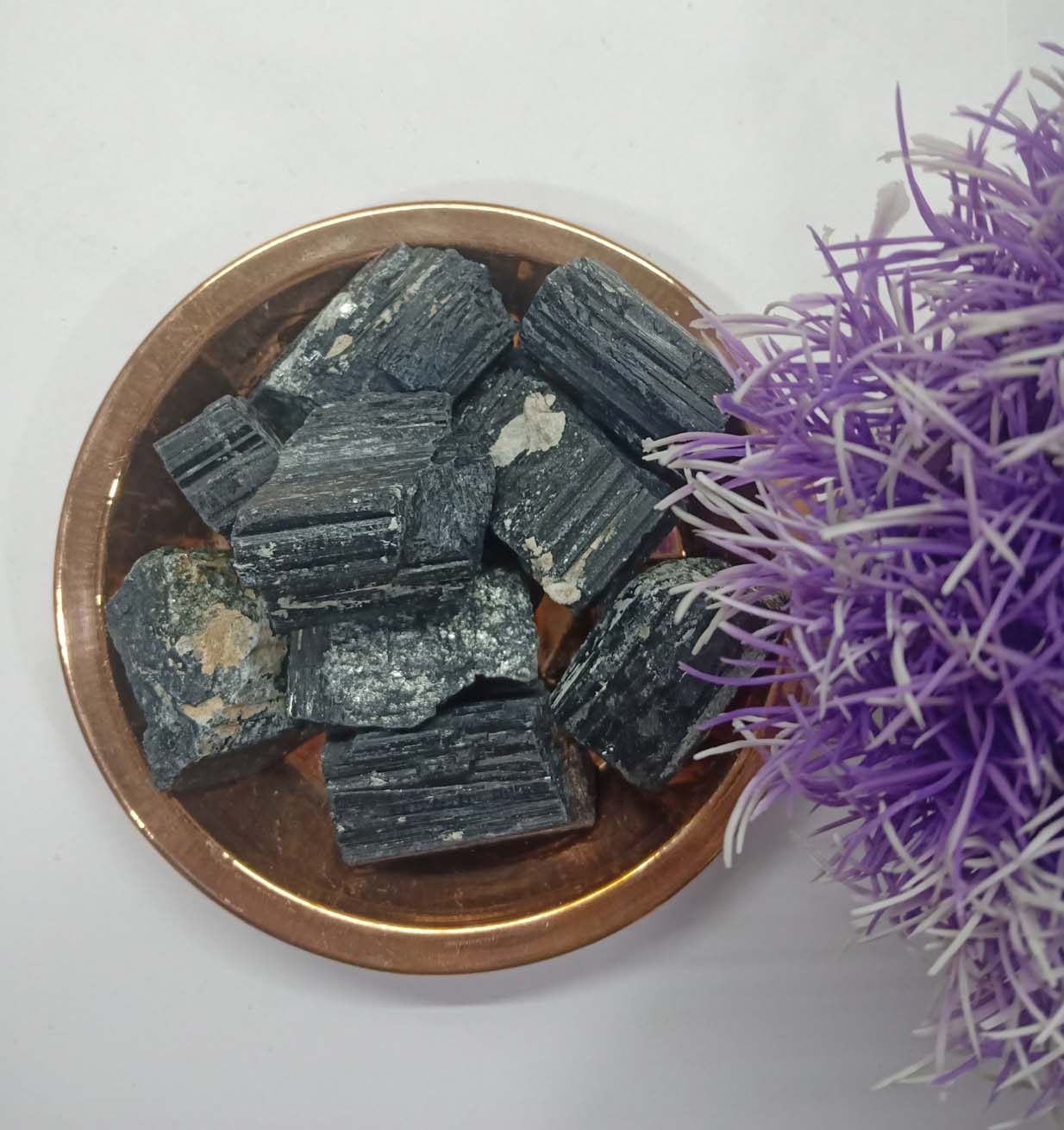 Tourmaline Natural Rough Stone 100gm+ For Reiki, Healing Aura Cleaning, Tumbling, Vastu, Meditation, Gardening, Decoration & Remove Negative Energy (Raw)   Brand : Rocksmins