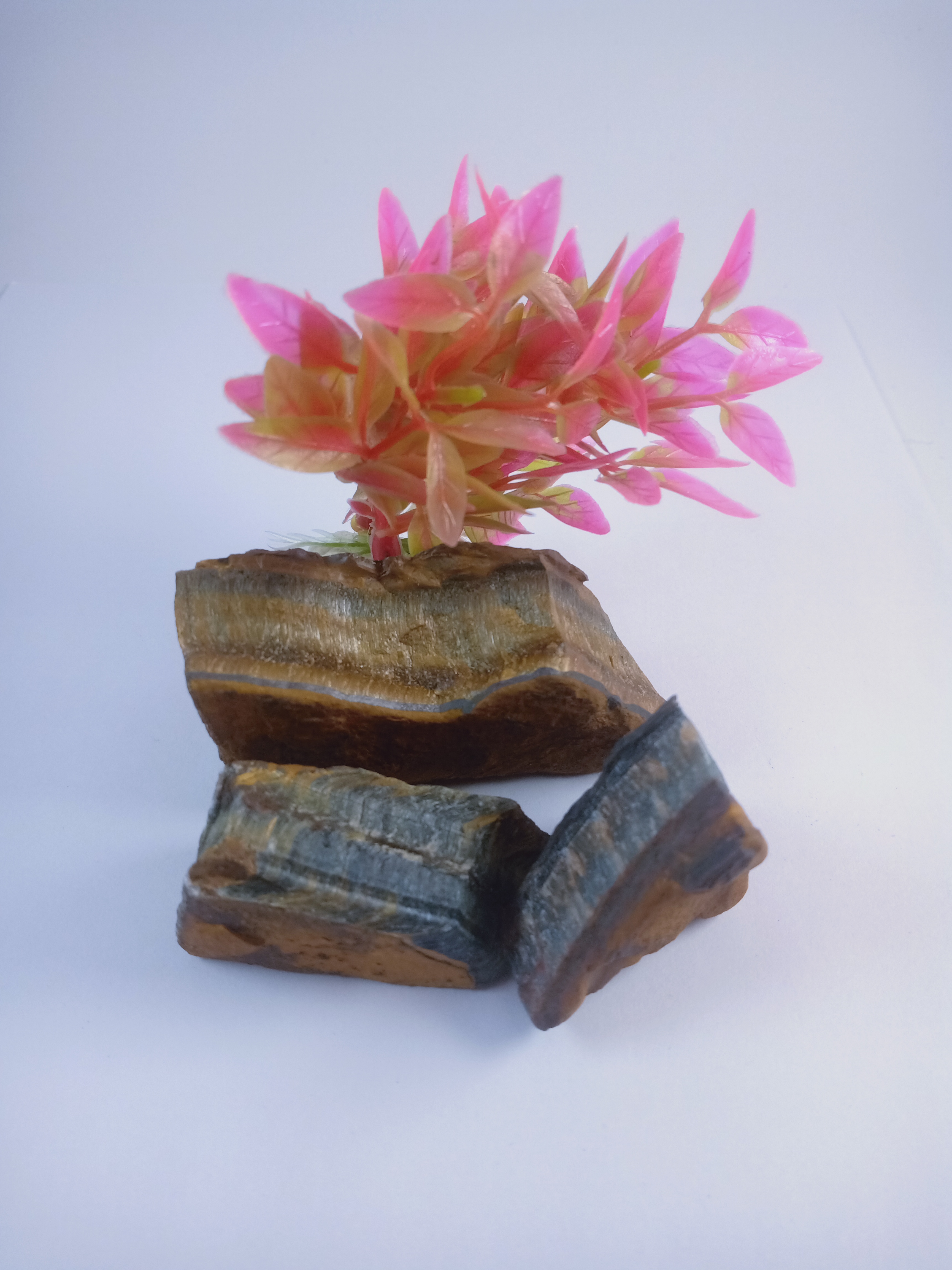 tigers-eye-natural-rough-stone-100gm-for-reiki-healing-aura-cleaning-tumbling-vastu-meditation-gardening-decoration--remove-negative-energy-raw---brand--rocksmins