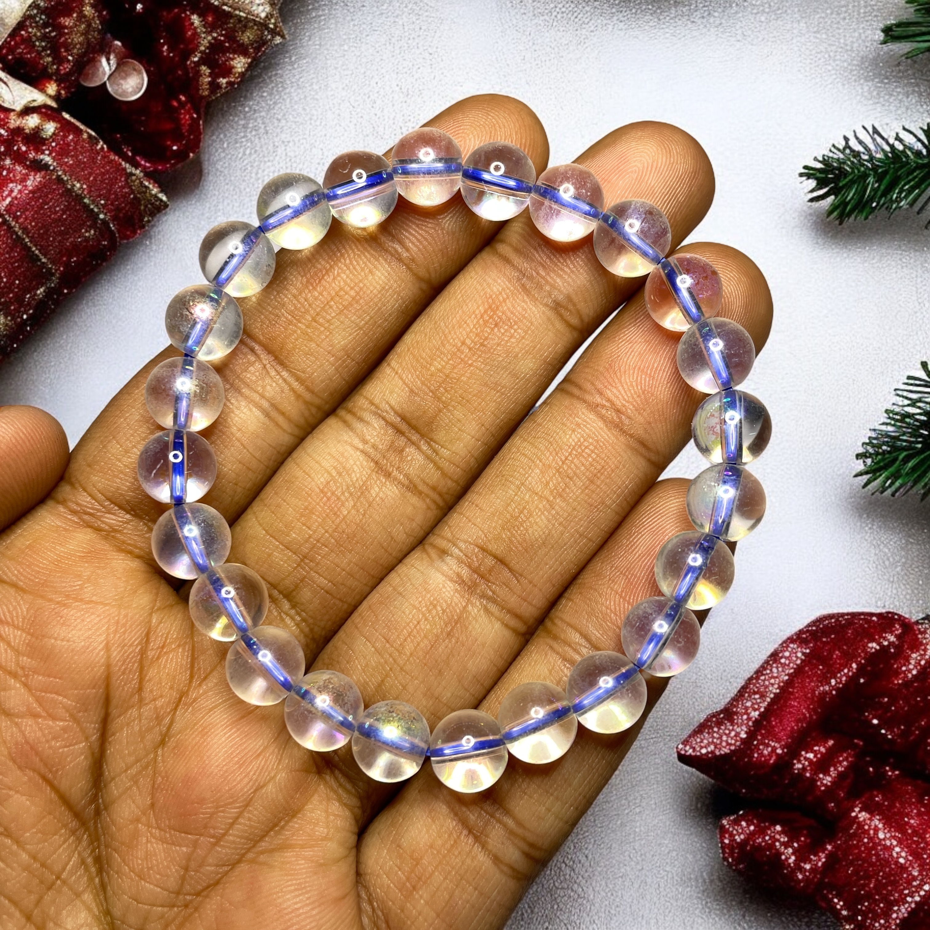 angel-aura-quartz-bracelet-natural-original-crystal-certified-real-stone-stylish-for-men-women-boy-girl-unisex-8mm-beads-stretchable