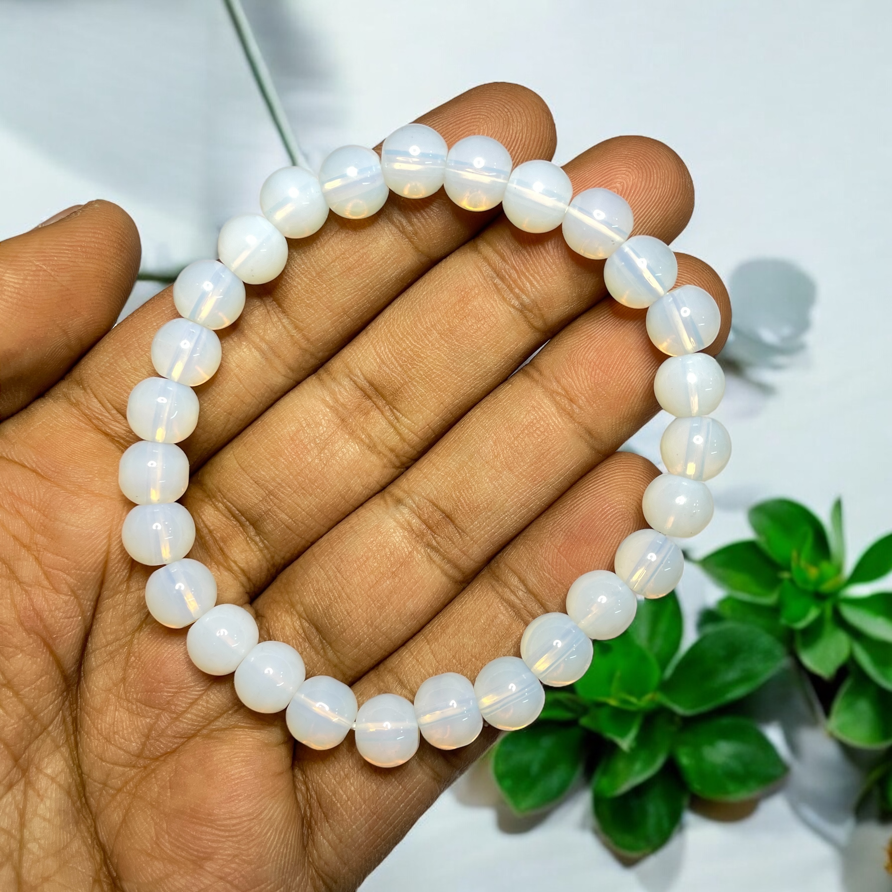 opalite-synthetic-bracelet-stylish-for-men-women-boy-girl-unisex-8mm-beads-stretchable-brand--rocksmins-