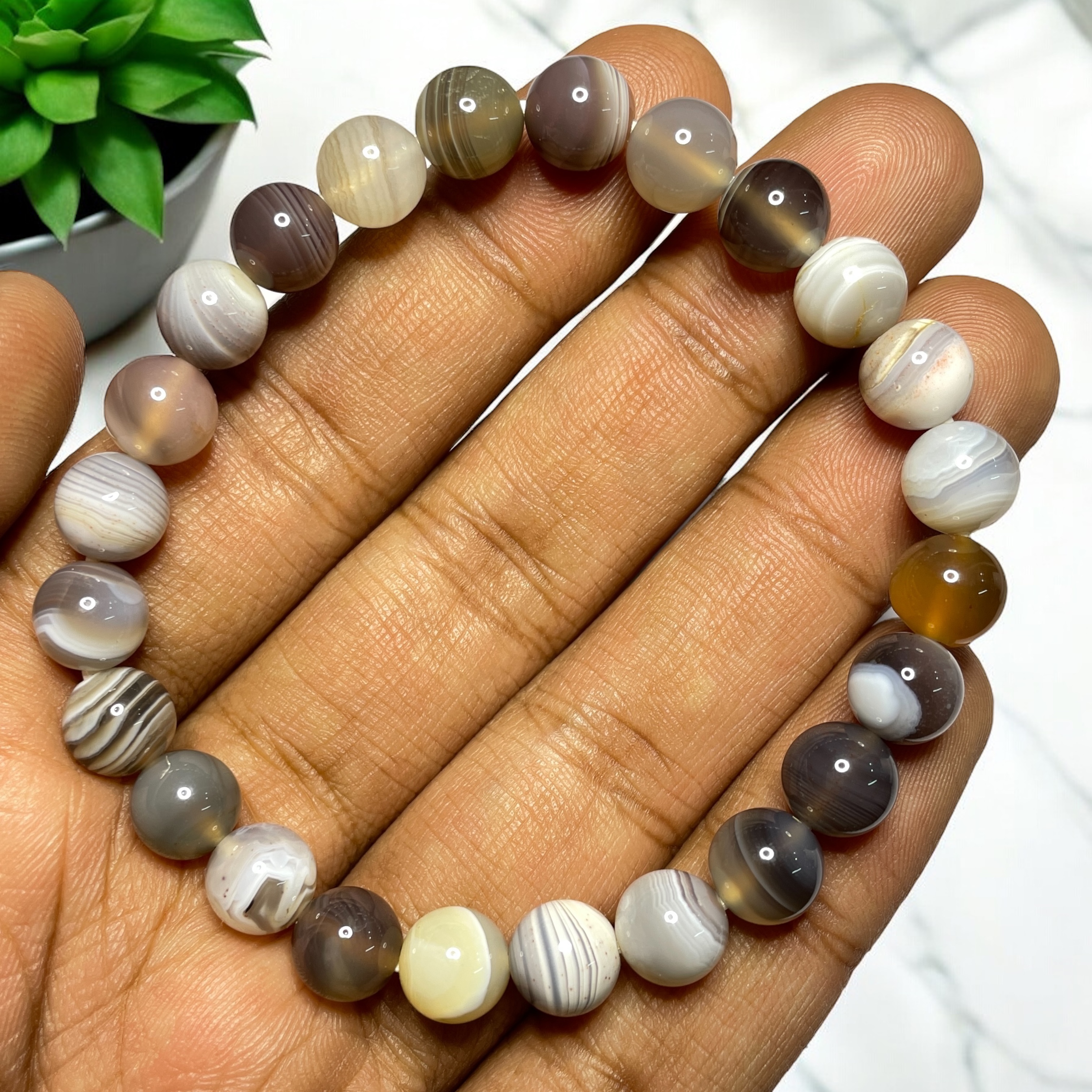 bostwana-agate-bracelet-natural-original-crystal-certified-real-stone-stylish-for-men-women-boy-girl-unisex-8mm-beads-stretchable