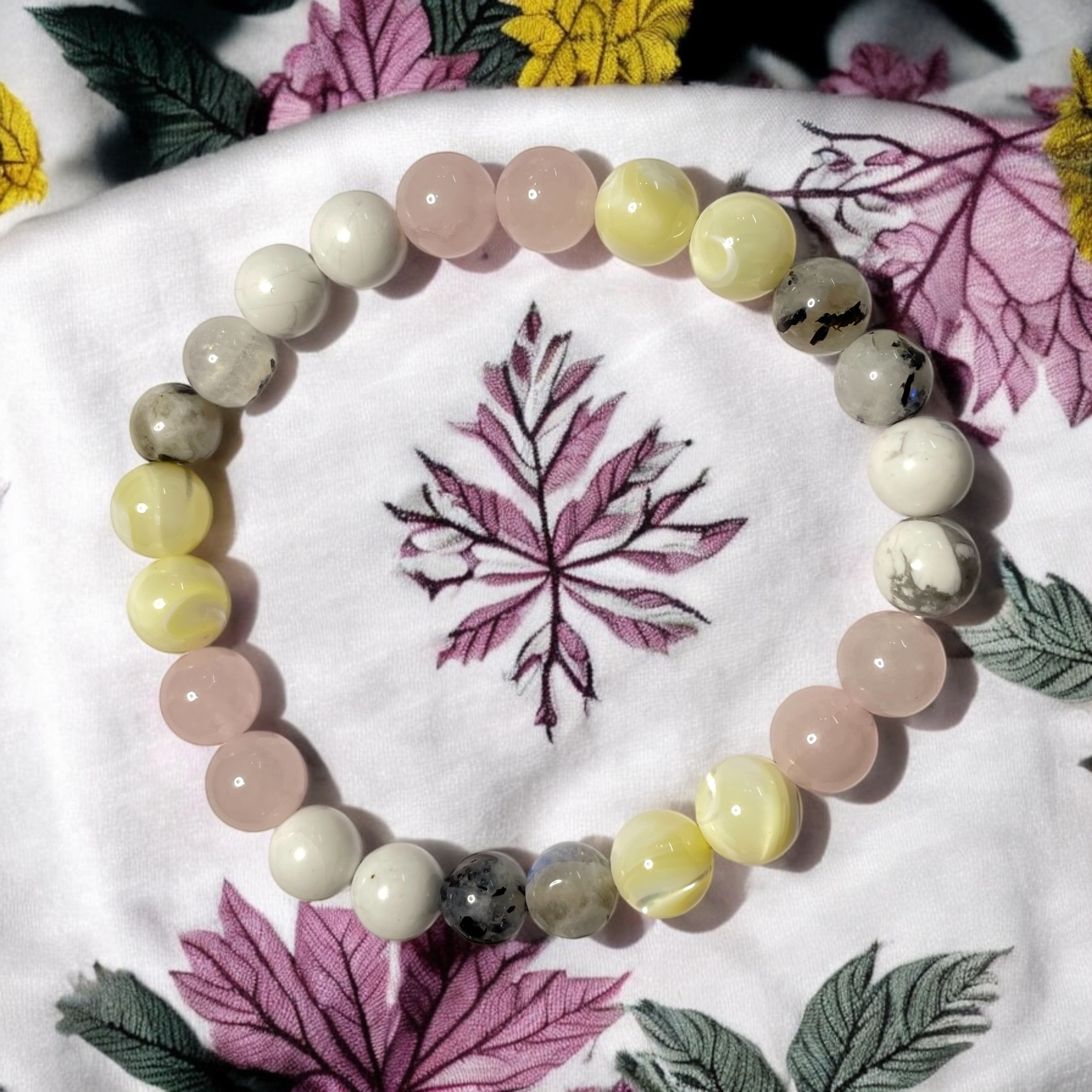 Ruling Number 2 Numerology Bracelet Natural Made With Original Crystal Stone for Men Women Boy Girl Unisex 8mm Beads Stretchable Brand :- Rocksmins