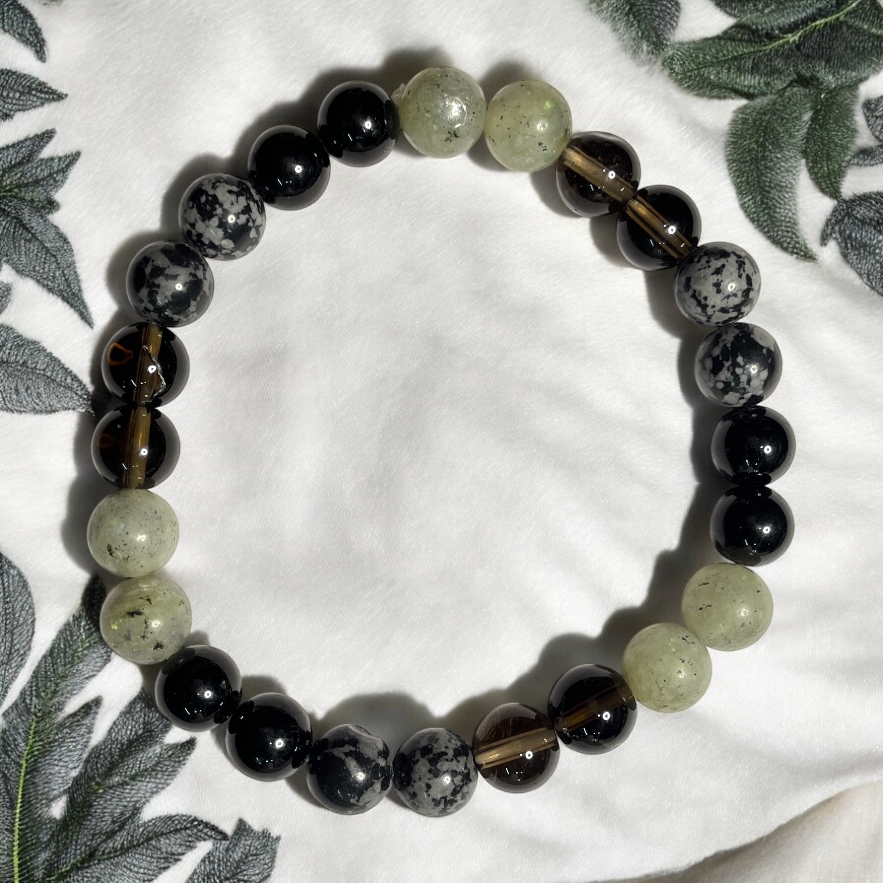 Ruling Number 7 Numerology Bracelet Natural Made With Original Crystal Stone for Men Women Boy Girl Unisex 8mm Beads Stretchable Brand :- Rocksmins