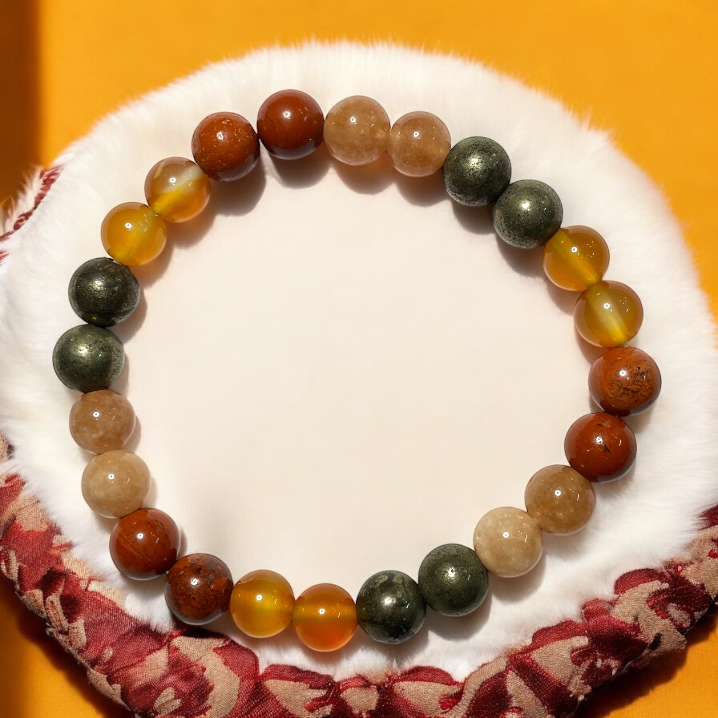 Missing Number 1 Numerology Bracelet Natural Made With Original Crystal Stone for Men Women Boy Girl Unisex 8mm Beads Stretchable Brand :- Rocksmins