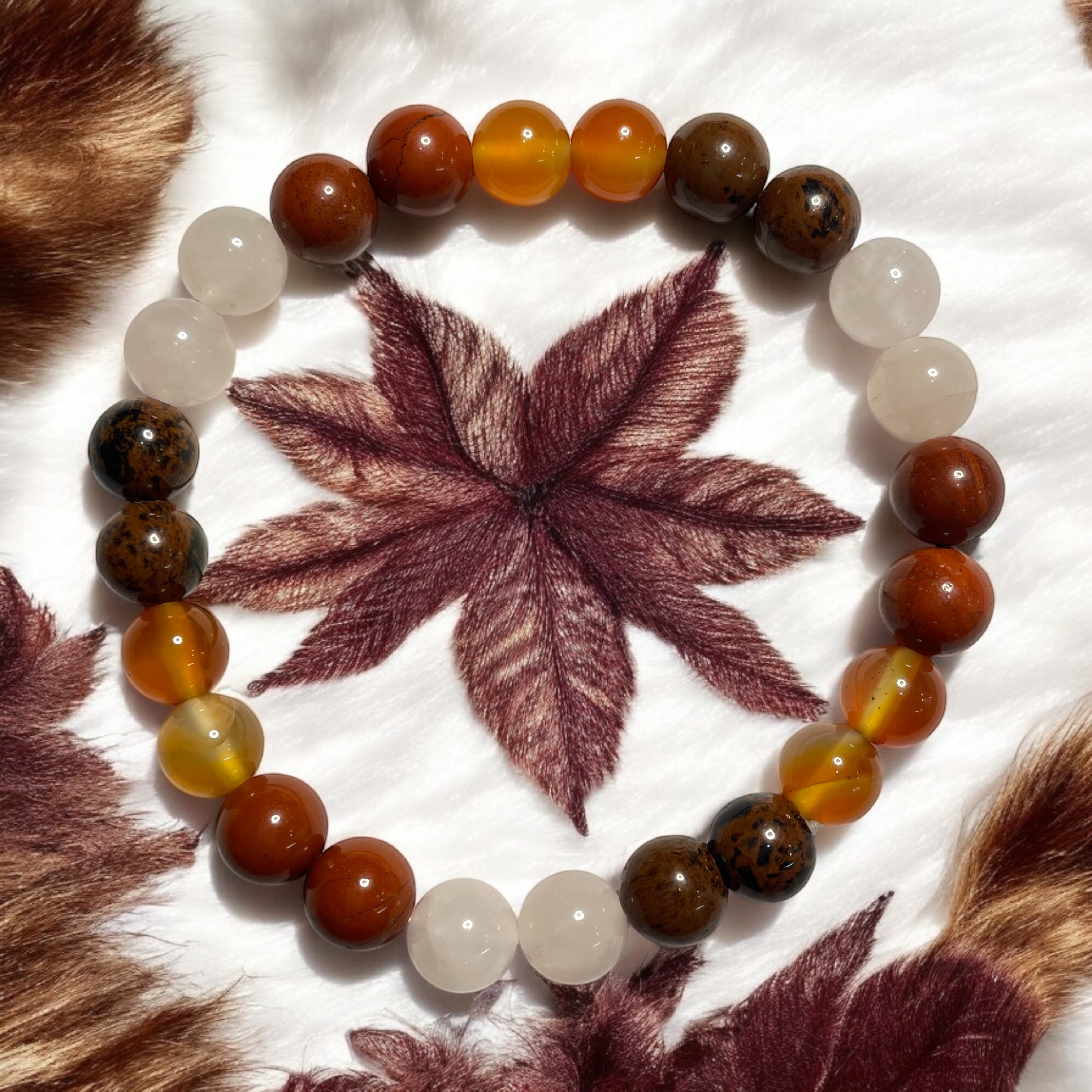 Missing Number 9 Numerology Bracelet Natural Made With Original Crystal Stone for Men Women Boy Girl Unisex 8mm Beads Stretchable Brand :- Rocksmins