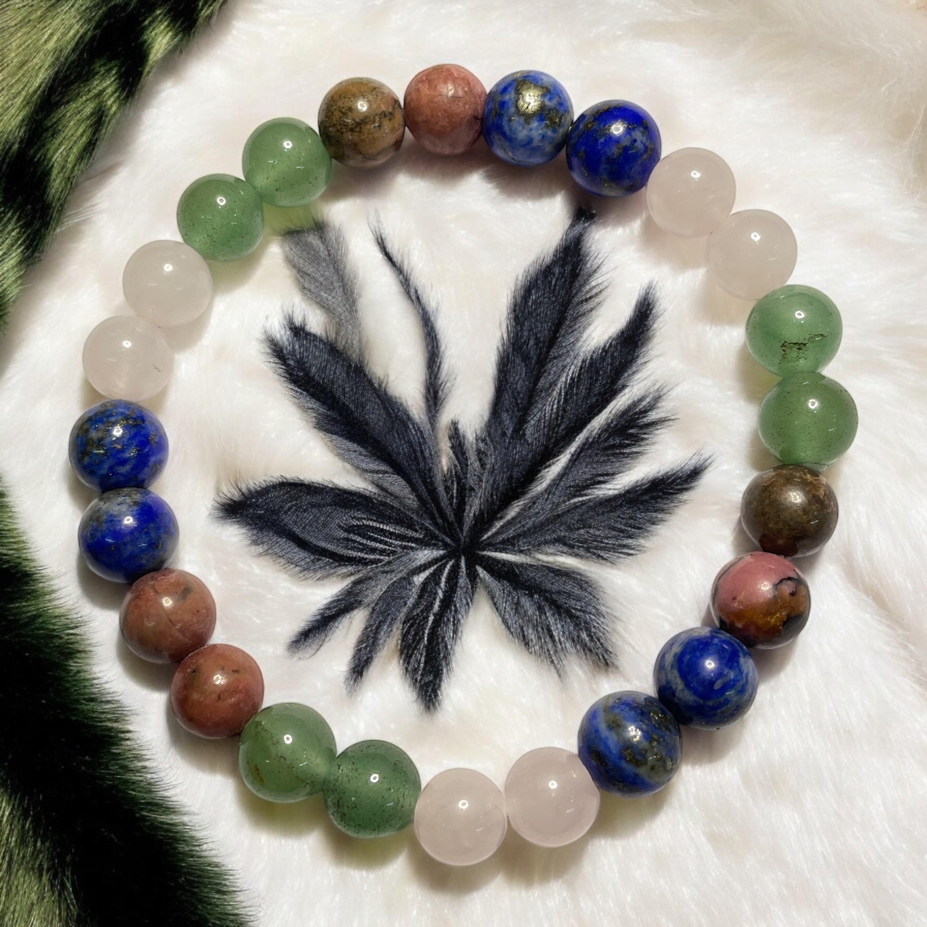 02 Rocksmins Bracelet for Taurus (Vrishabh)(Advance) Zodiac Sign Natural Original Crystal Real Stone for Men Women Boy Girl Unisex 8mm Beads Stretchable