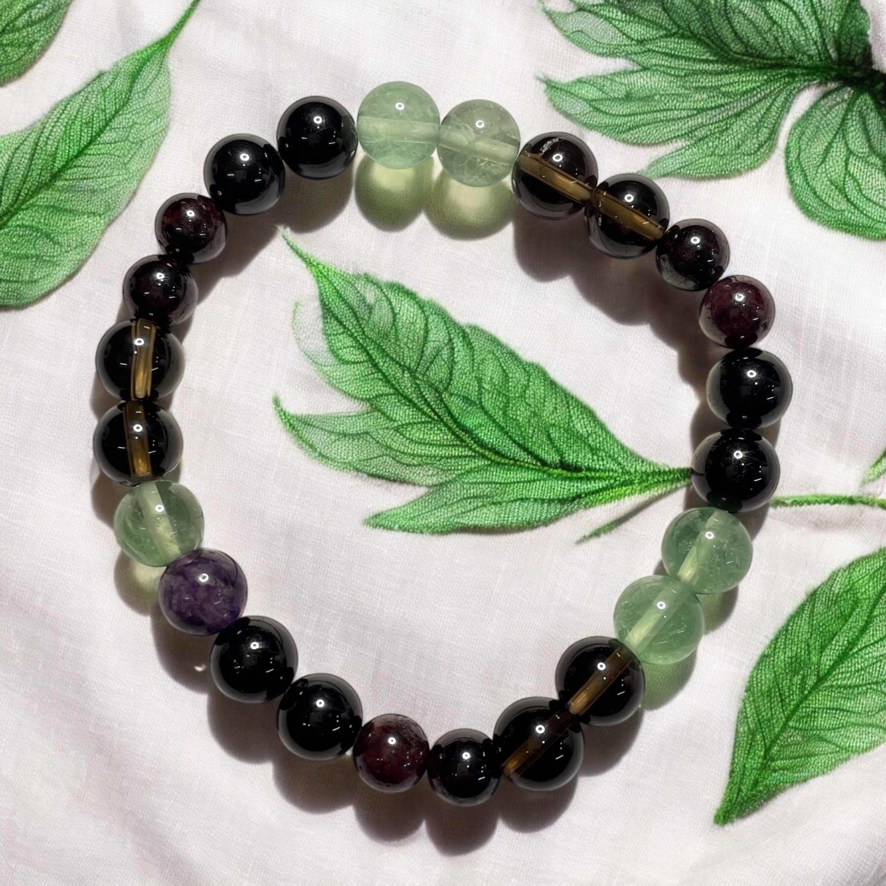 10 Rocksmins Bracelet for Capricorn (Makar) (Advance) Zodiac Sign Natural Original Crystal Real Stone for Men Women Boy Girl Unisex 8mm Beads Stretchable