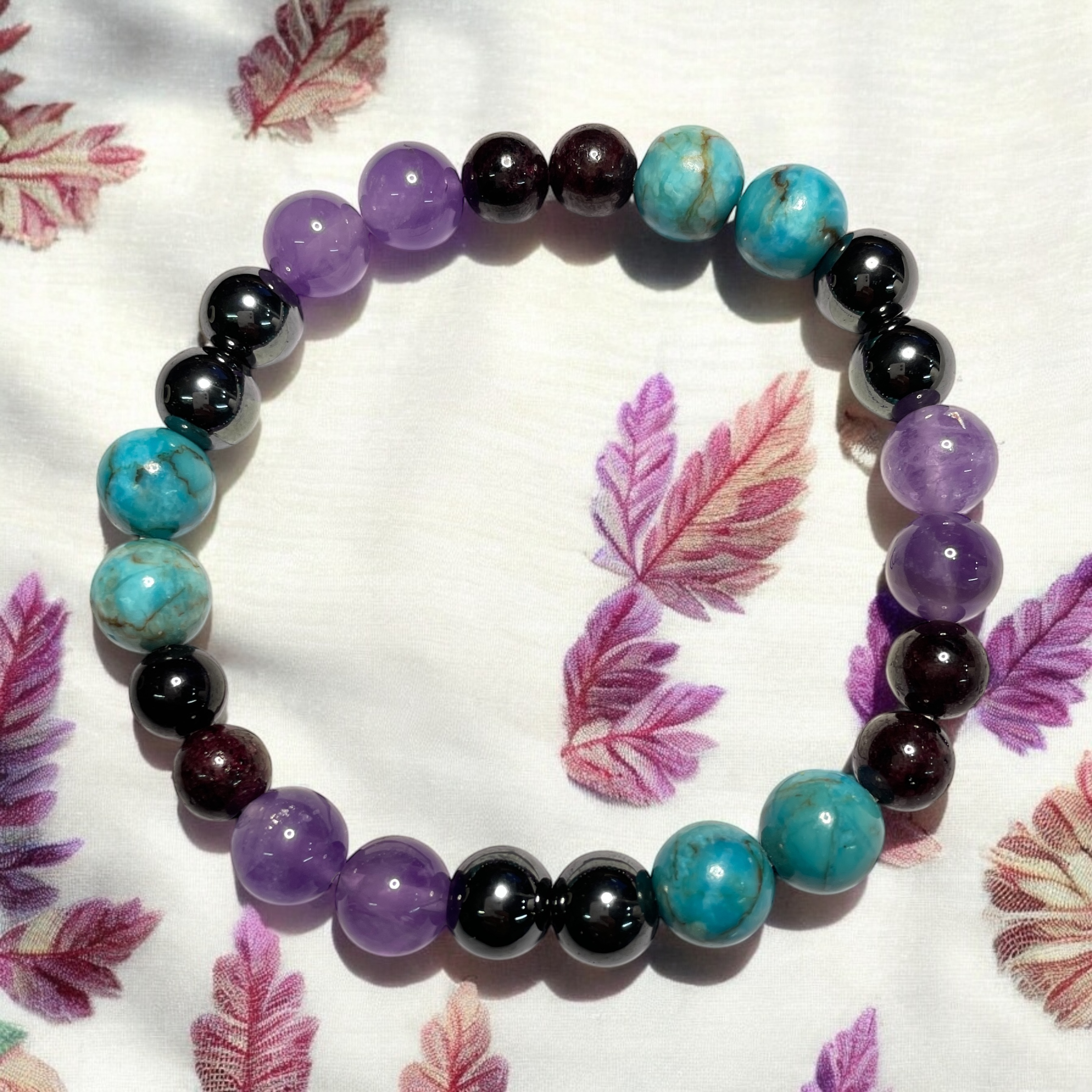 11 Rocksmins Bracelet for Aquarius (Kumbh) (Advance) Zodiac Sign Natural Original Crystal Real Stone for Men Women Boy Girl Unisex 8mm Beads Stretchable