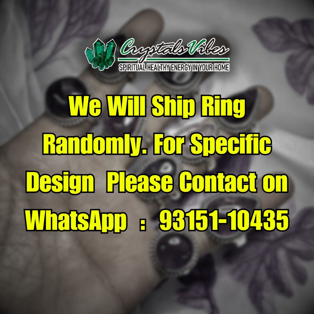 Labradorite Crystal Ring Natural Made With Original Crystal Stone for Men Women Boy Girl Unisex Brand :- Rocksmins