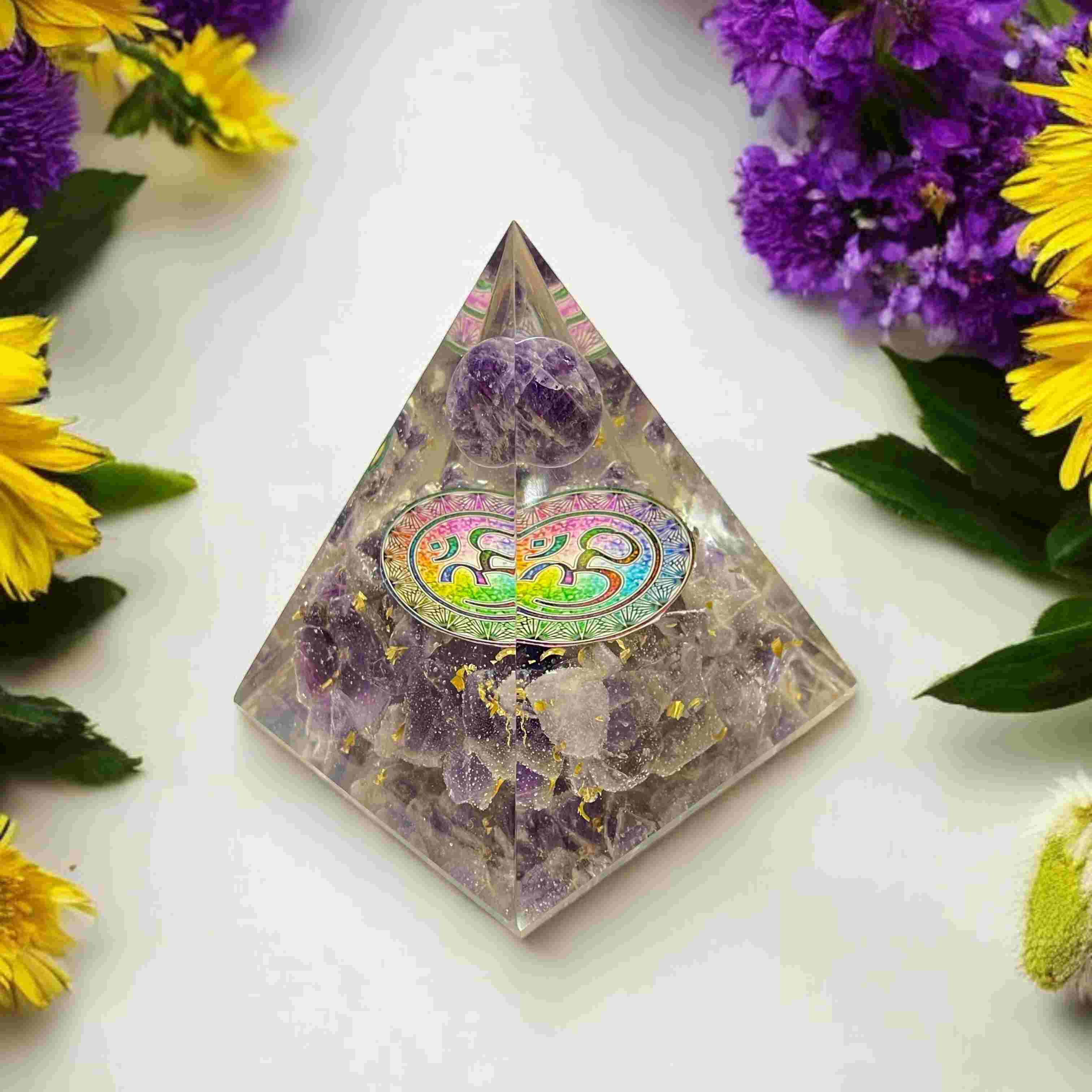 rocksmins-amethyst-chips--amethyst-ball-orgone-crystal-pyramid-for-balancing-energy-removing-negative-energy-and-promoting-overall-well-being