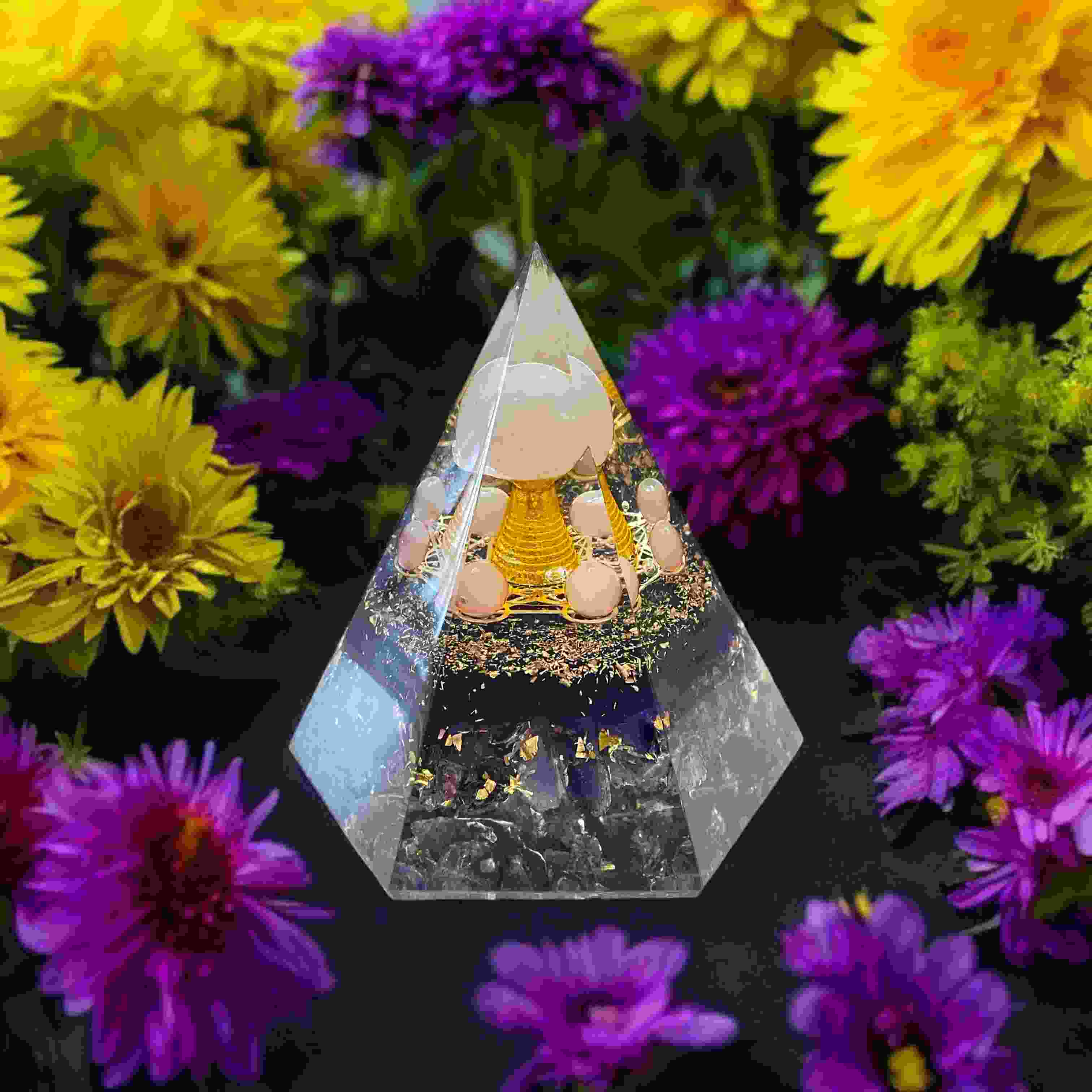 rocksmins-amethyst-chips--rose-quartz-ball-orgone-crystal-pyramid-for-balancing-energy-removing-negative-energy-and-promoting-overall-well-being