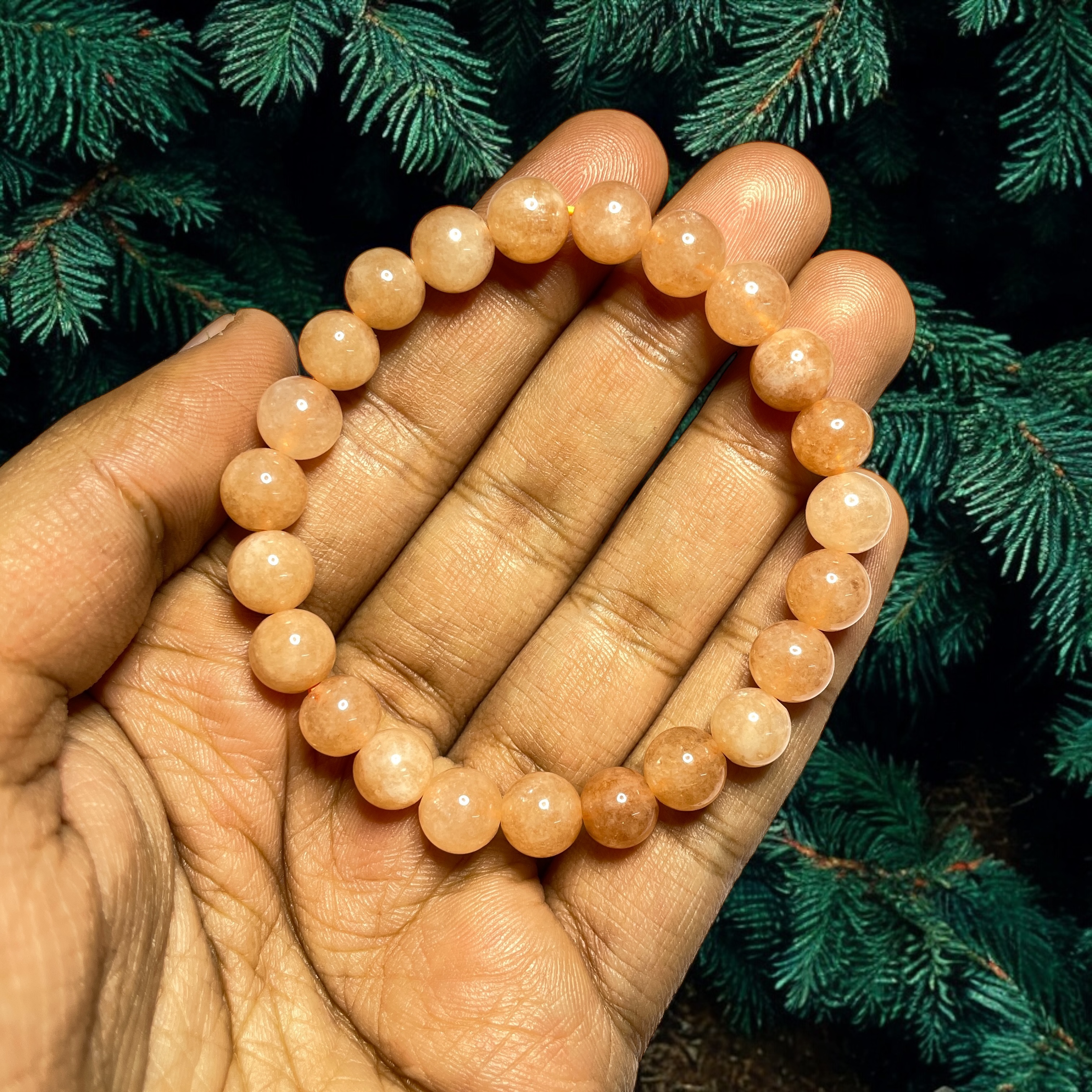 sunstone-aaa-bracelet-natural-original-crystal-certified-real-stone-stylish-for-men-women-boy-girl-unisex-8mm-beads-stretchable-brand--rocksmins